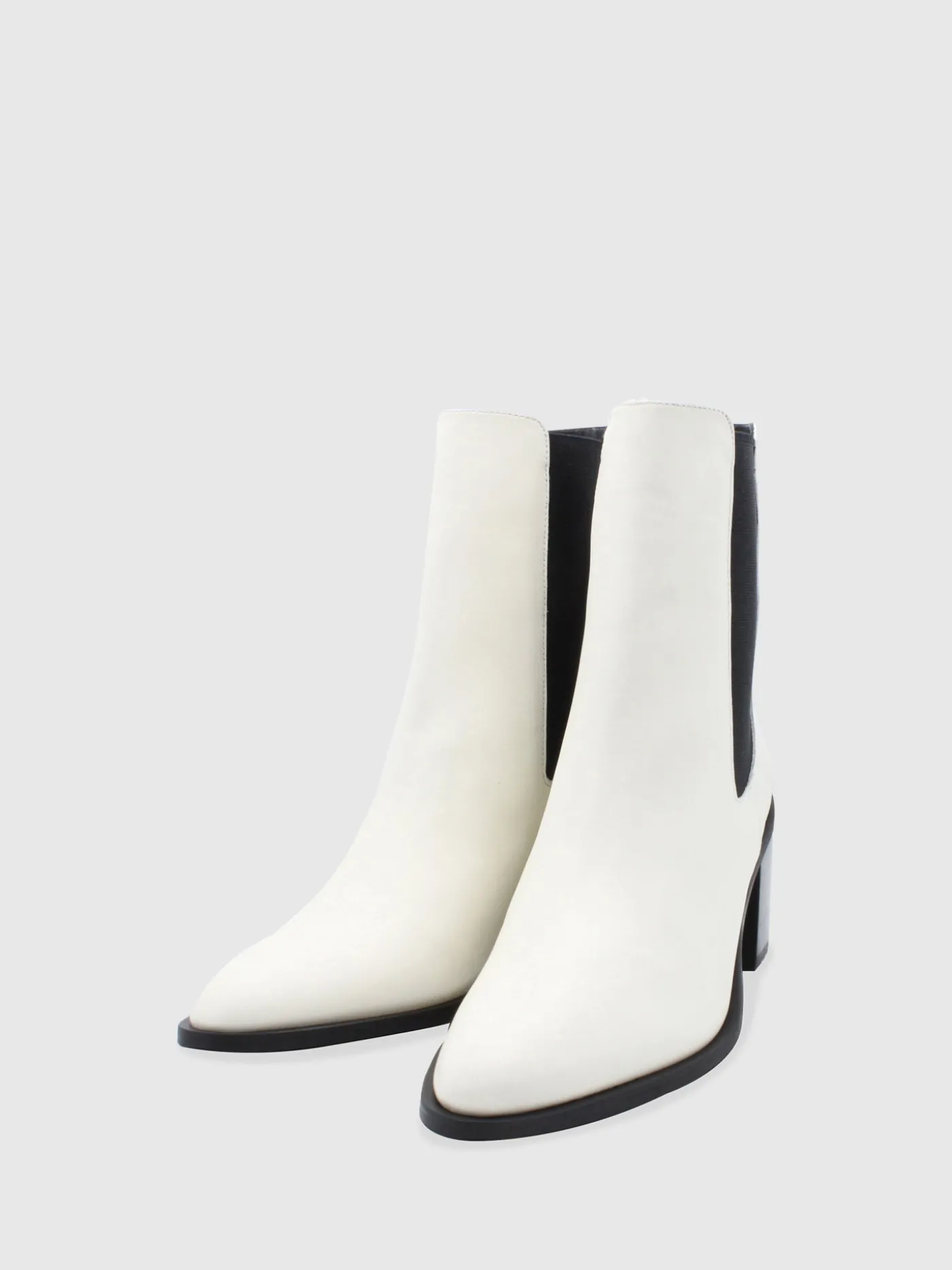 Flash Sale Botas Chelsea em Branco MULHER Botas