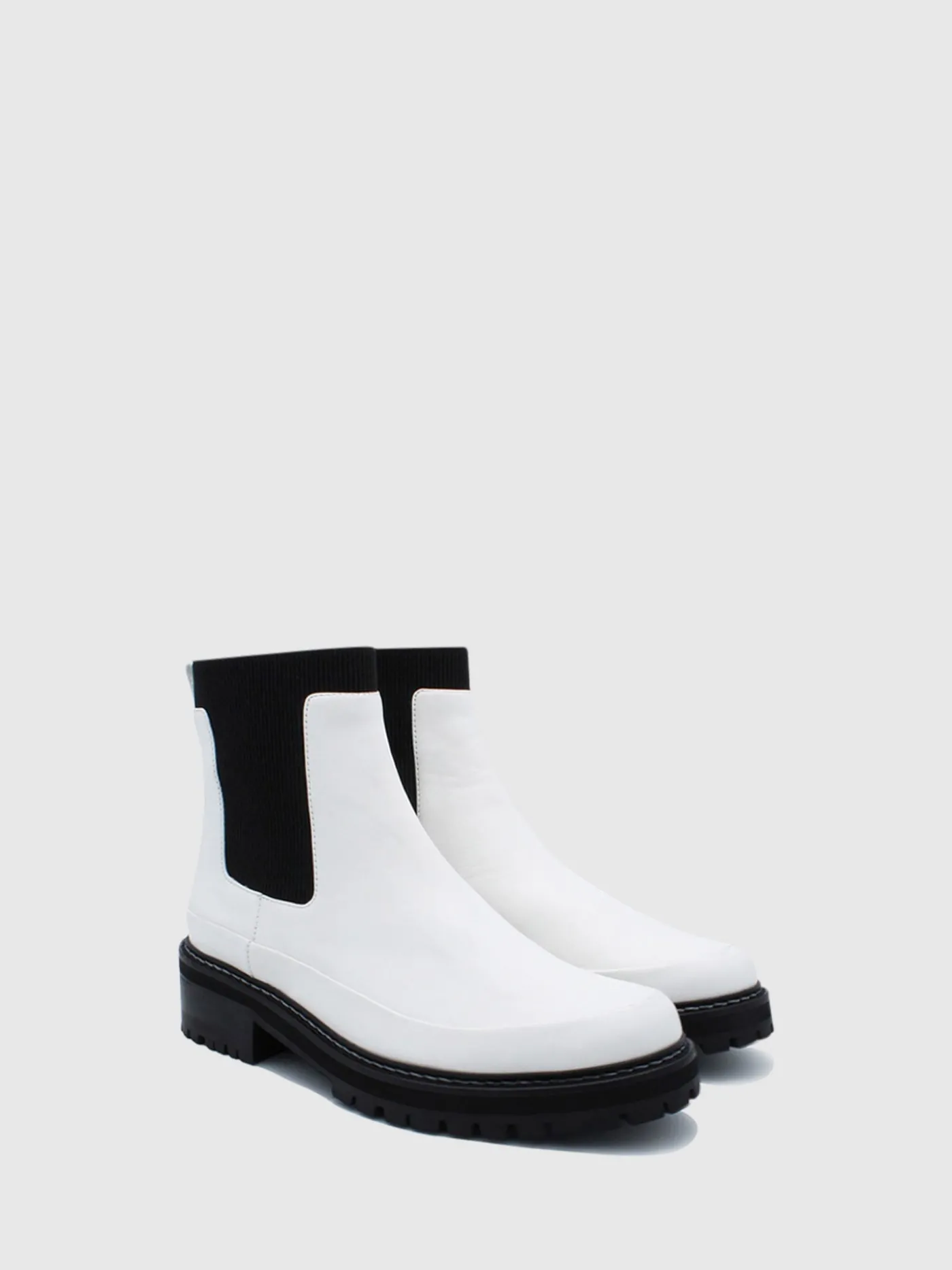 Cheap Botas Chelsea em Branco MULHER Botas