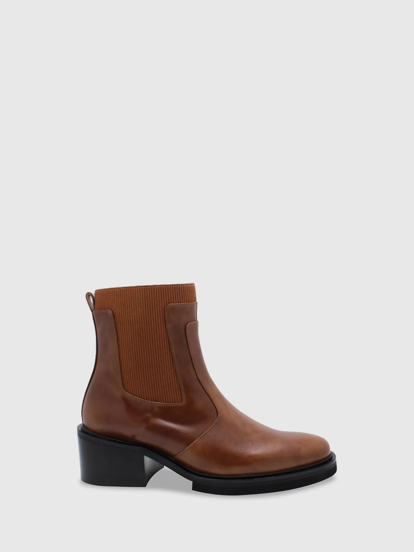 Online Botas Chelsea em Castanho MULHER Botas