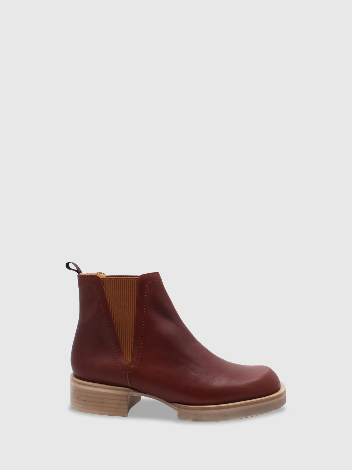 Online Botas Chelsea em Castanho MULHER Botas