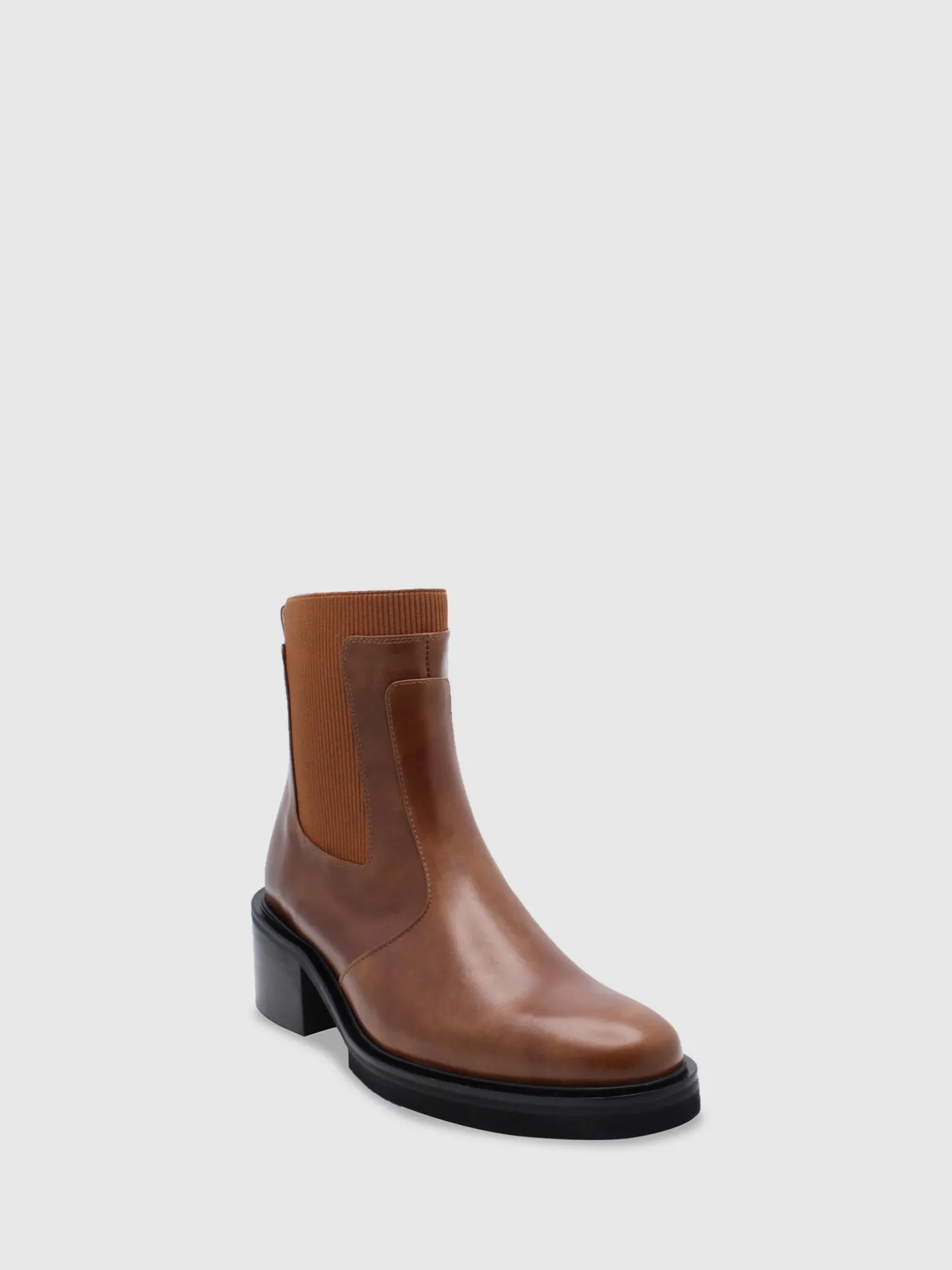 Online Botas Chelsea em Castanho MULHER Botas