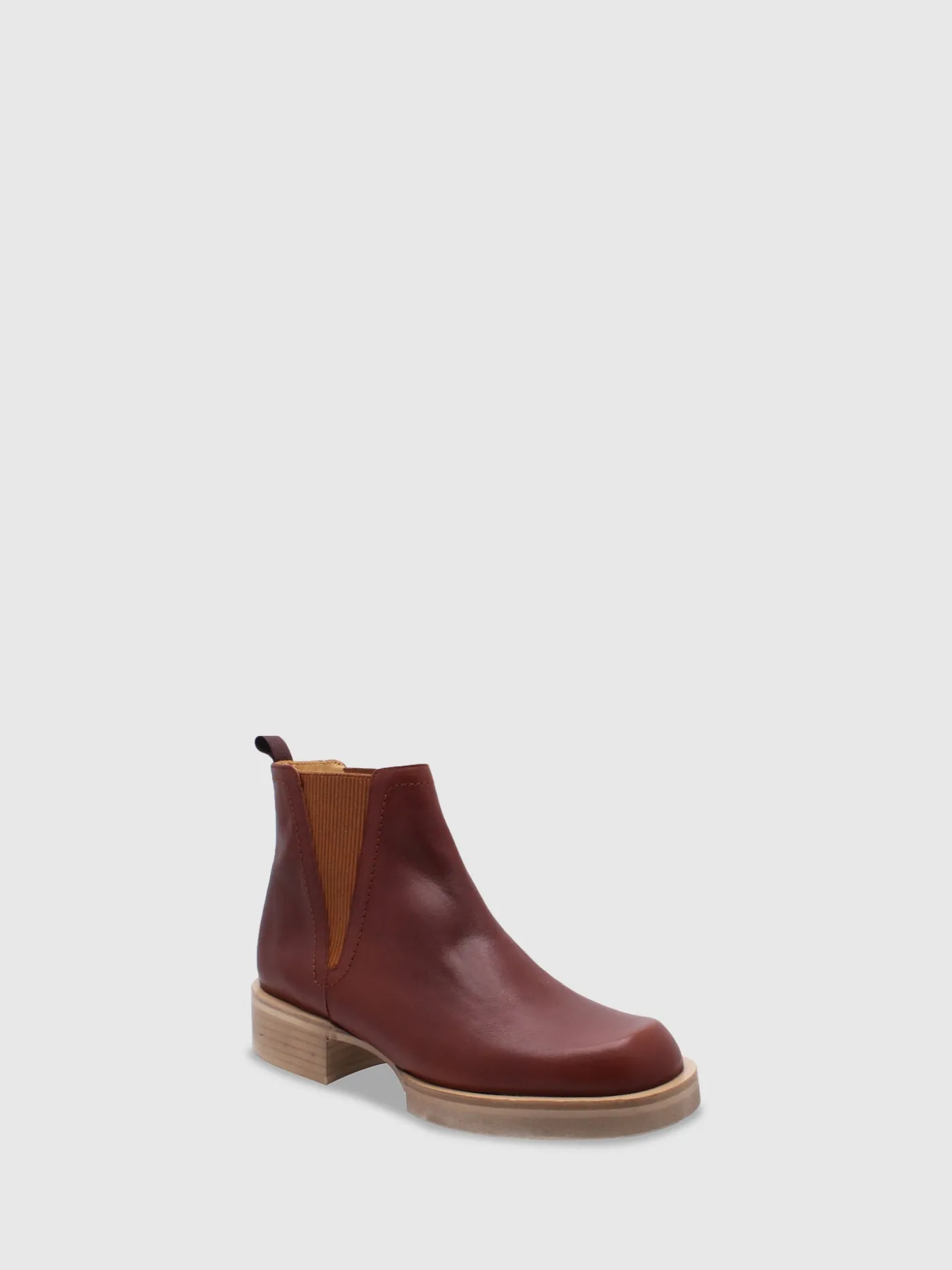 Online Botas Chelsea em Castanho MULHER Botas