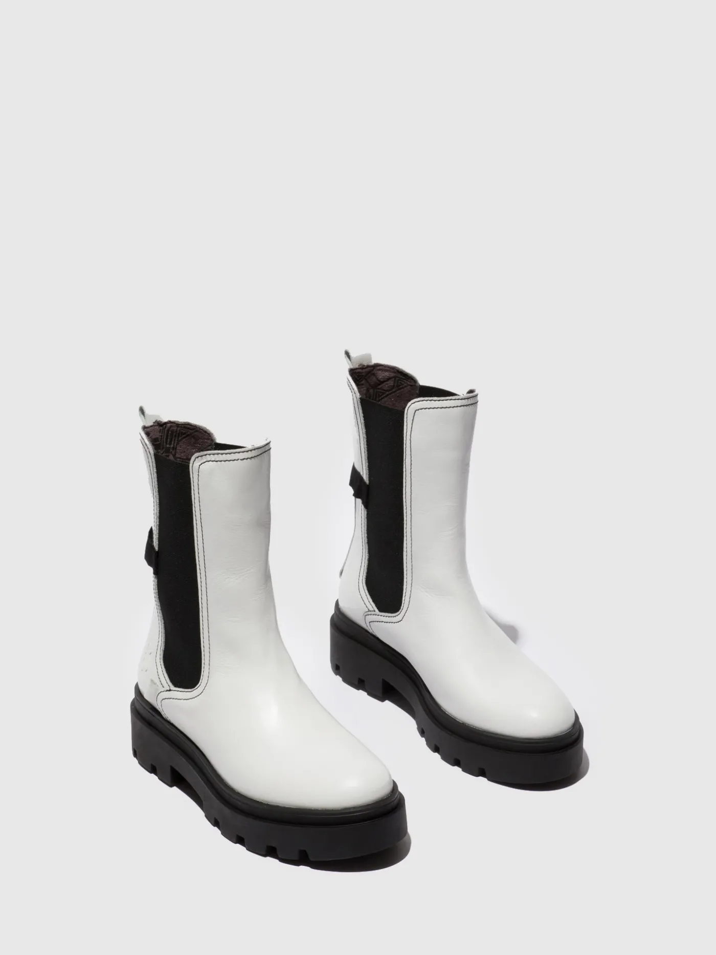 Best Botas Chelsea JUDY819FLY NAPPA WHITE MULHER Botas