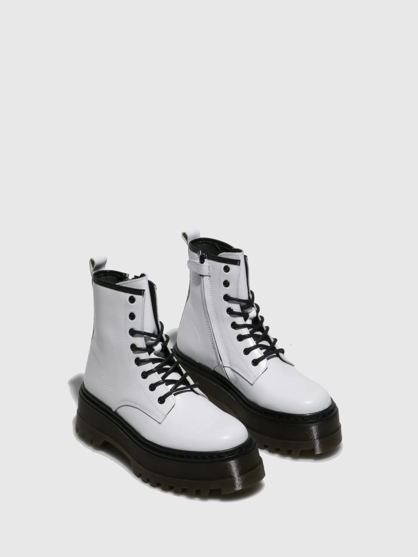 Best Sale Botas com Atacadores em Branco MULHER Botas