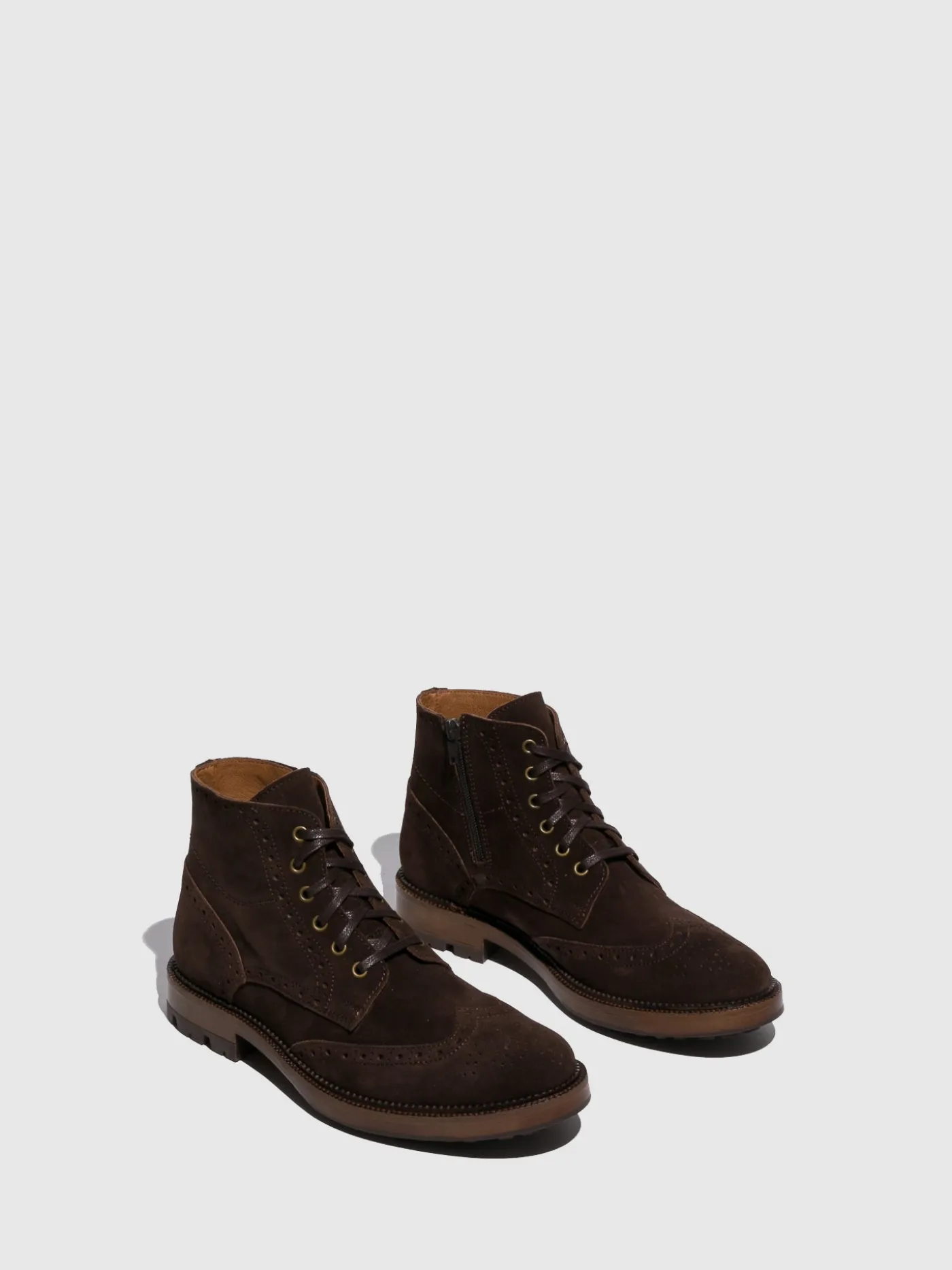 Store Botas com Atacadores em Castanho Botas