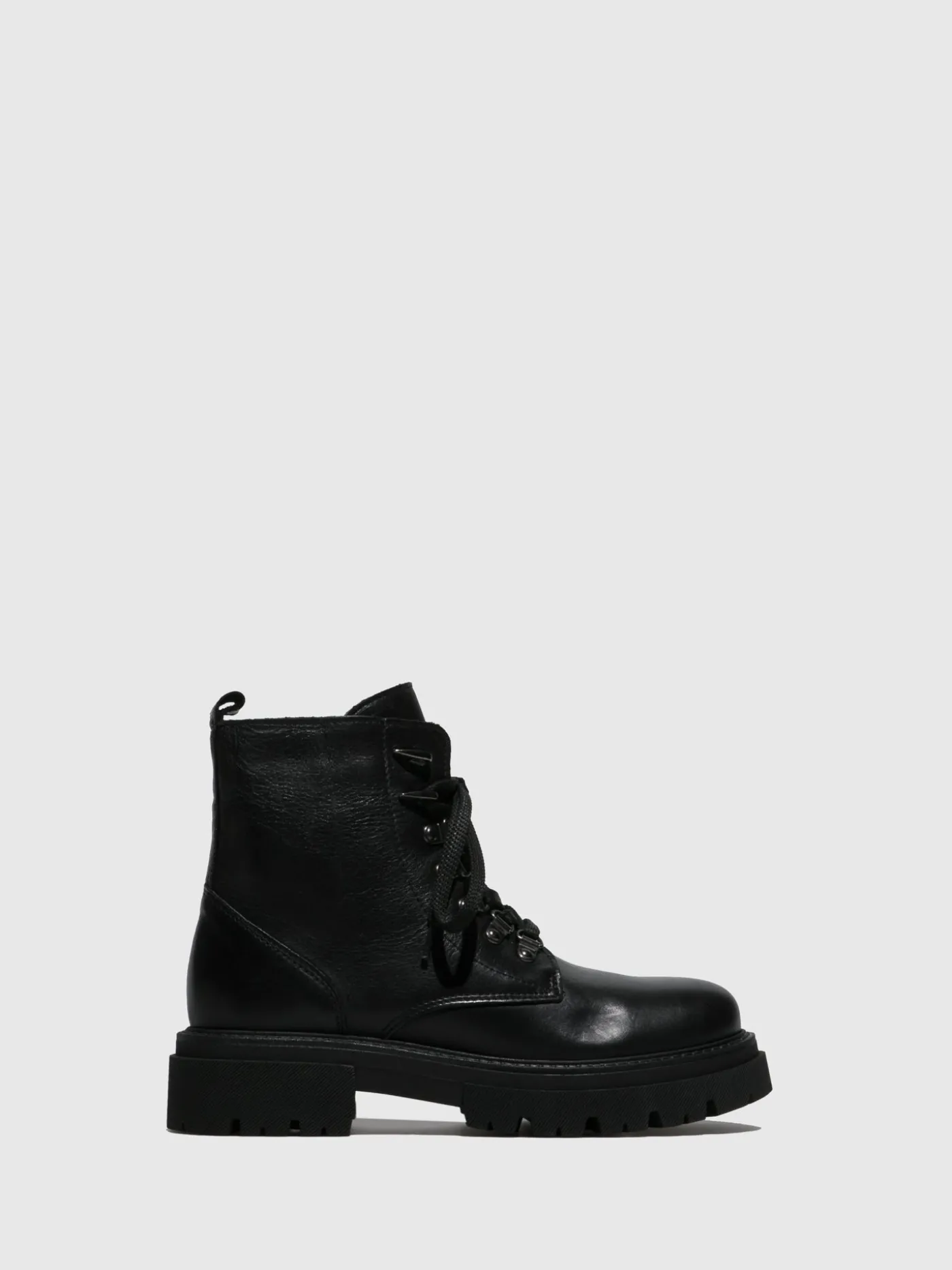 Clearance Botas com Atacadores em Preto MULHER Botas