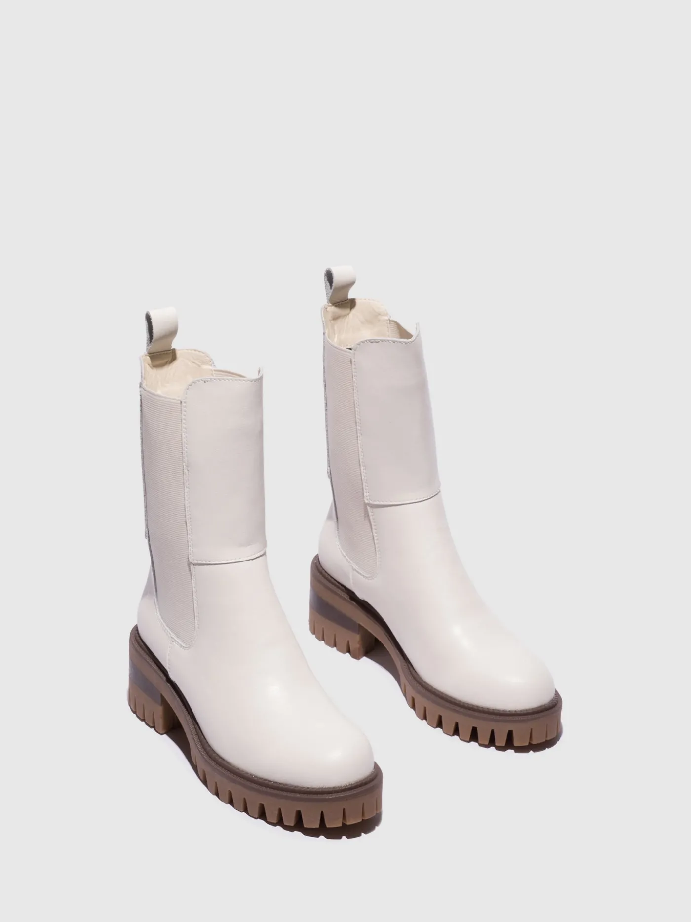 Clearance Botas com Fecho em Bege MULHER Botas