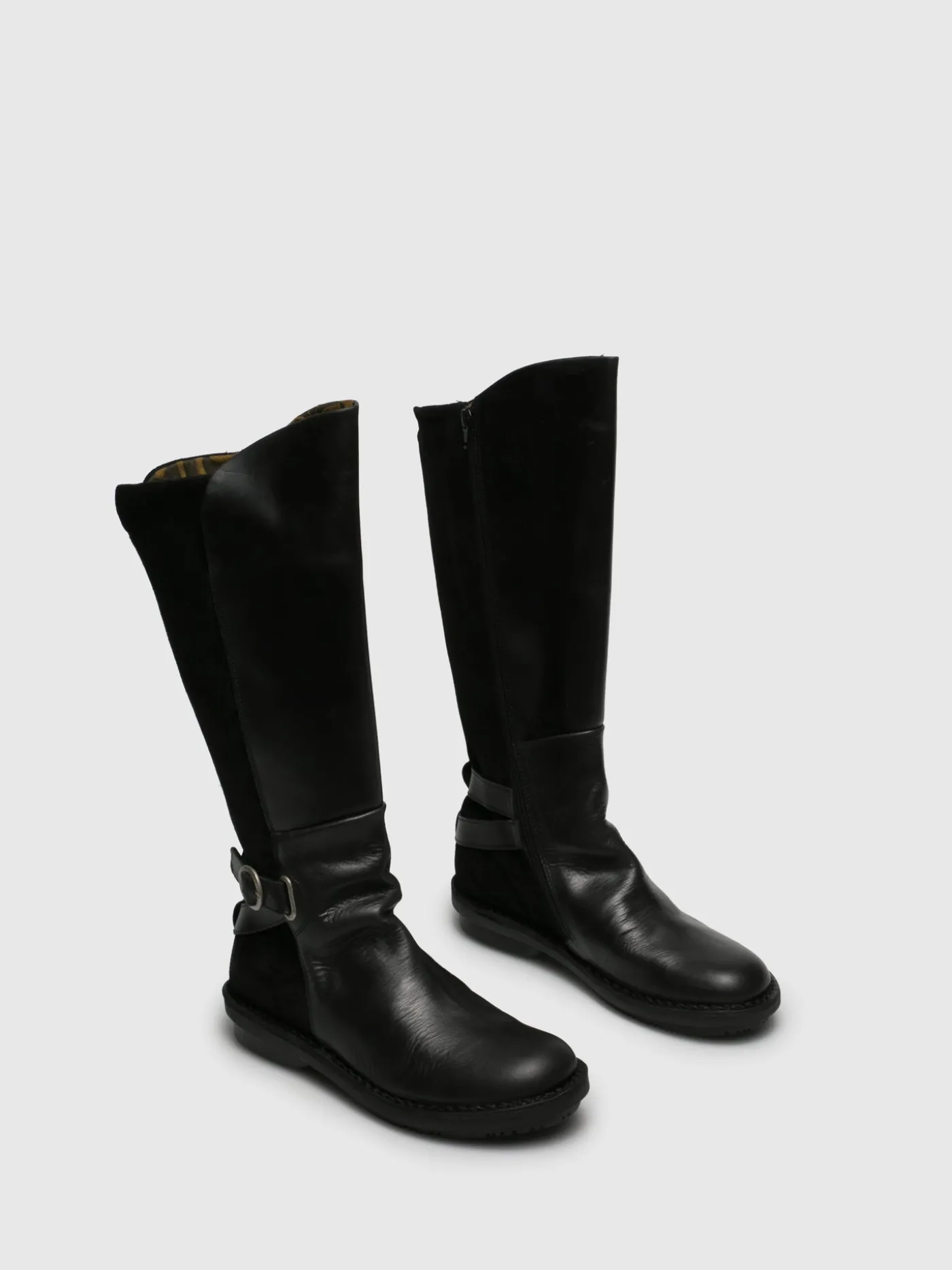 Hot Botas com Fecho em Preto MULHER Botas