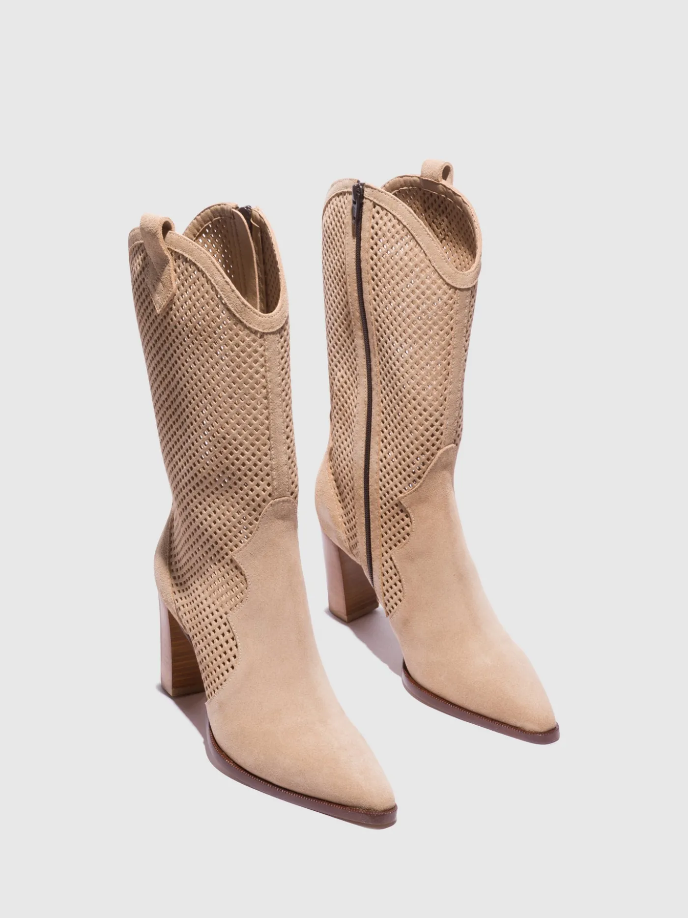 Fashion Botas com Fecho em MULHER Botas