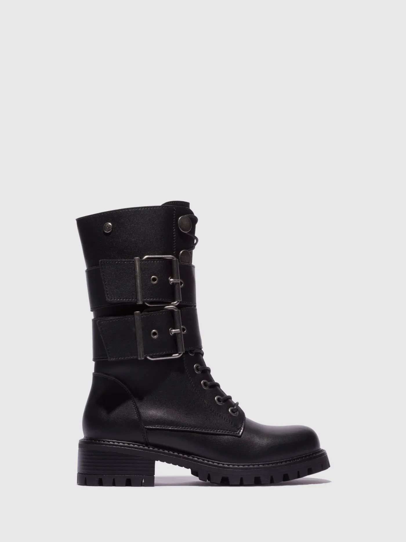 Flash Sale Botas com Fivela em Preto MULHER Botas