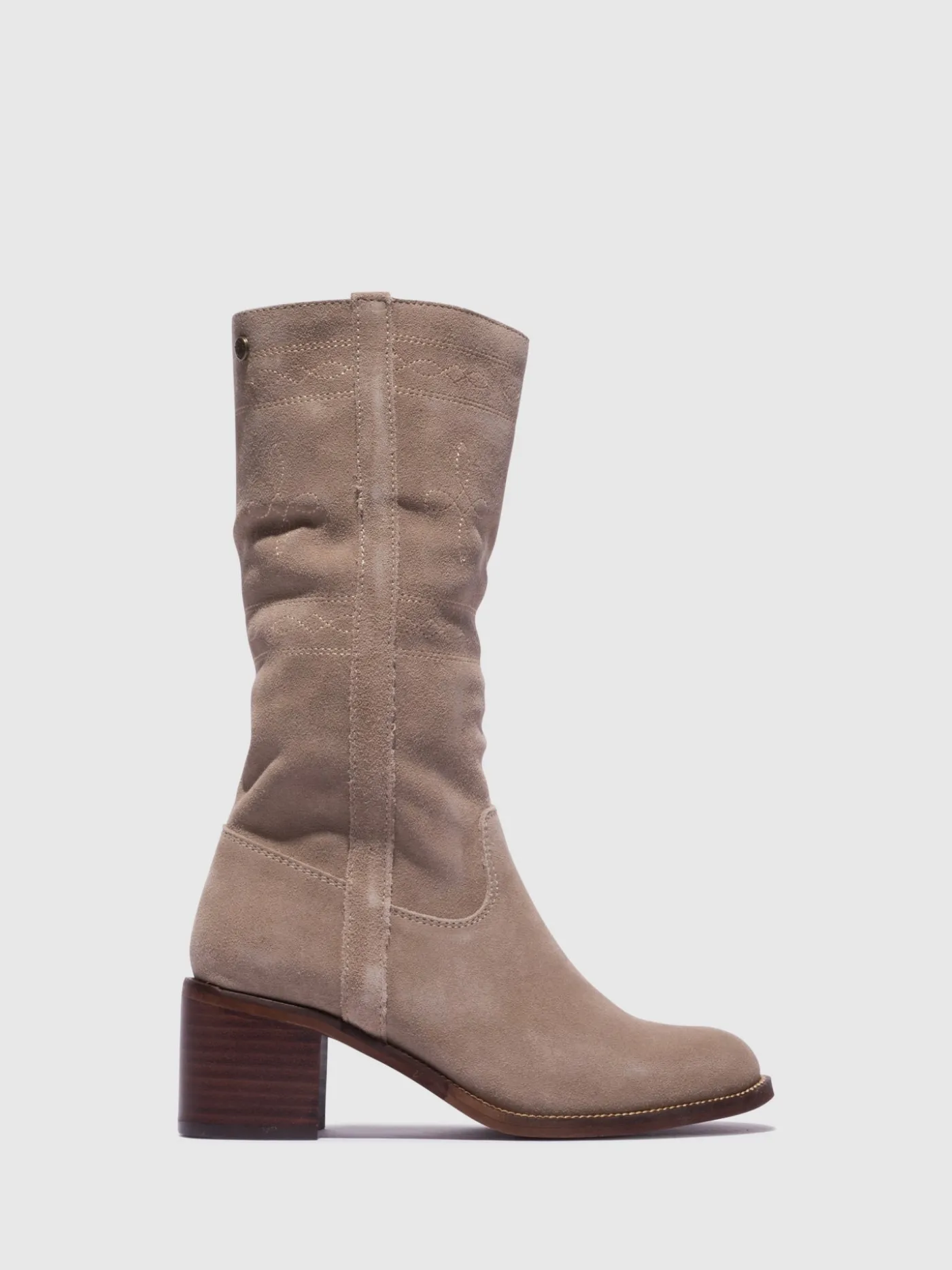 Flash Sale Botas com Ponta Redonda em MULHER Botas