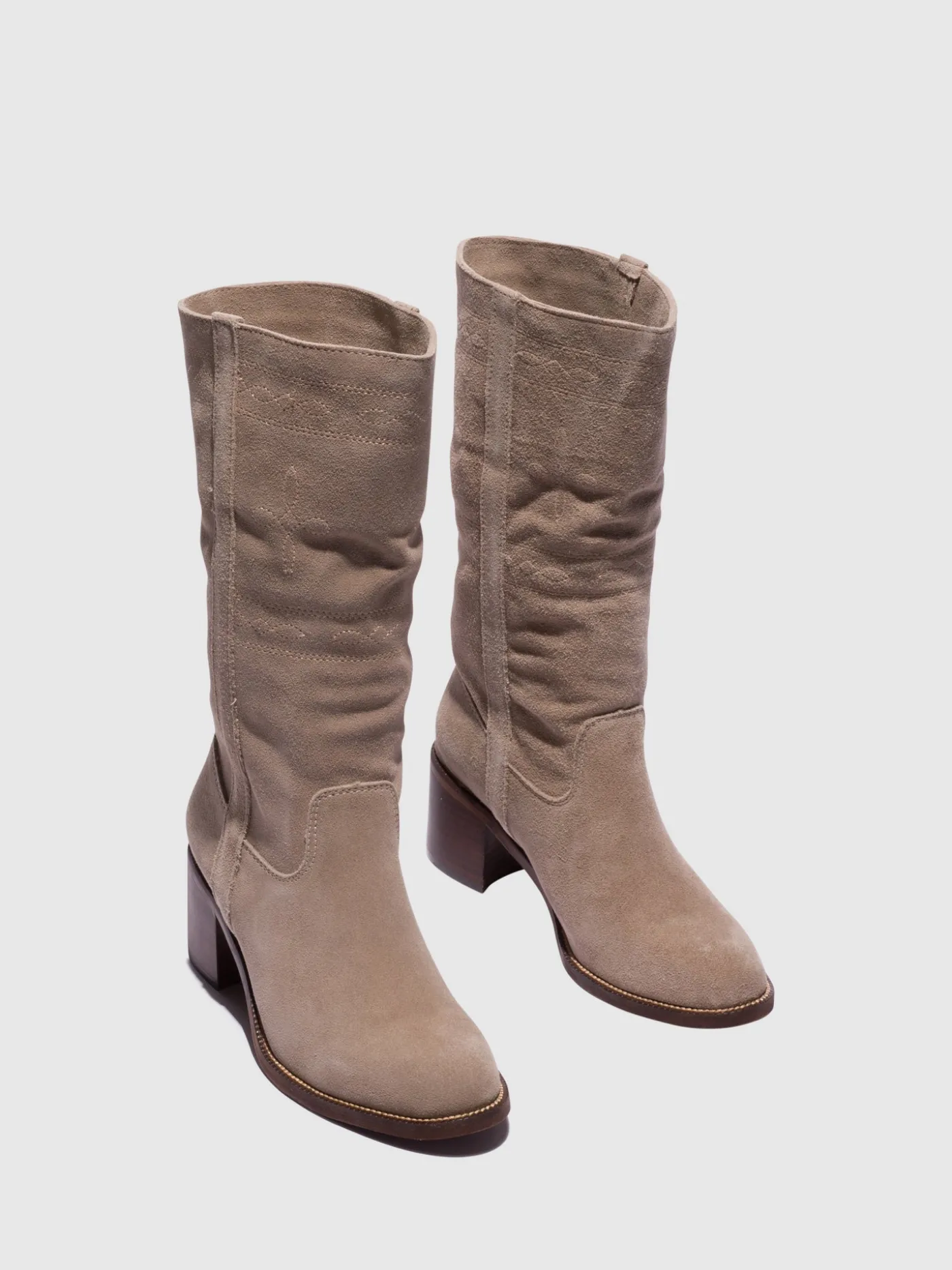 Flash Sale Botas com Ponta Redonda em MULHER Botas