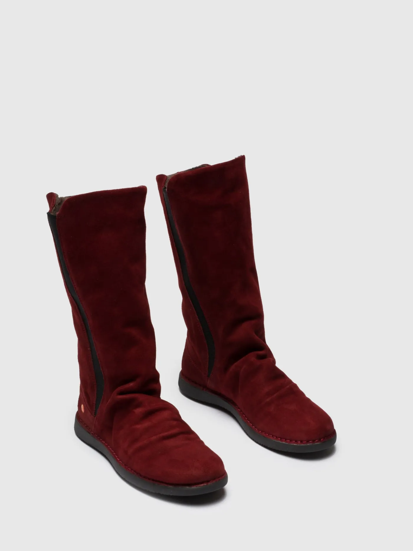 Fashion Botas de Cano-Alto em Bordeaux MULHER Botas