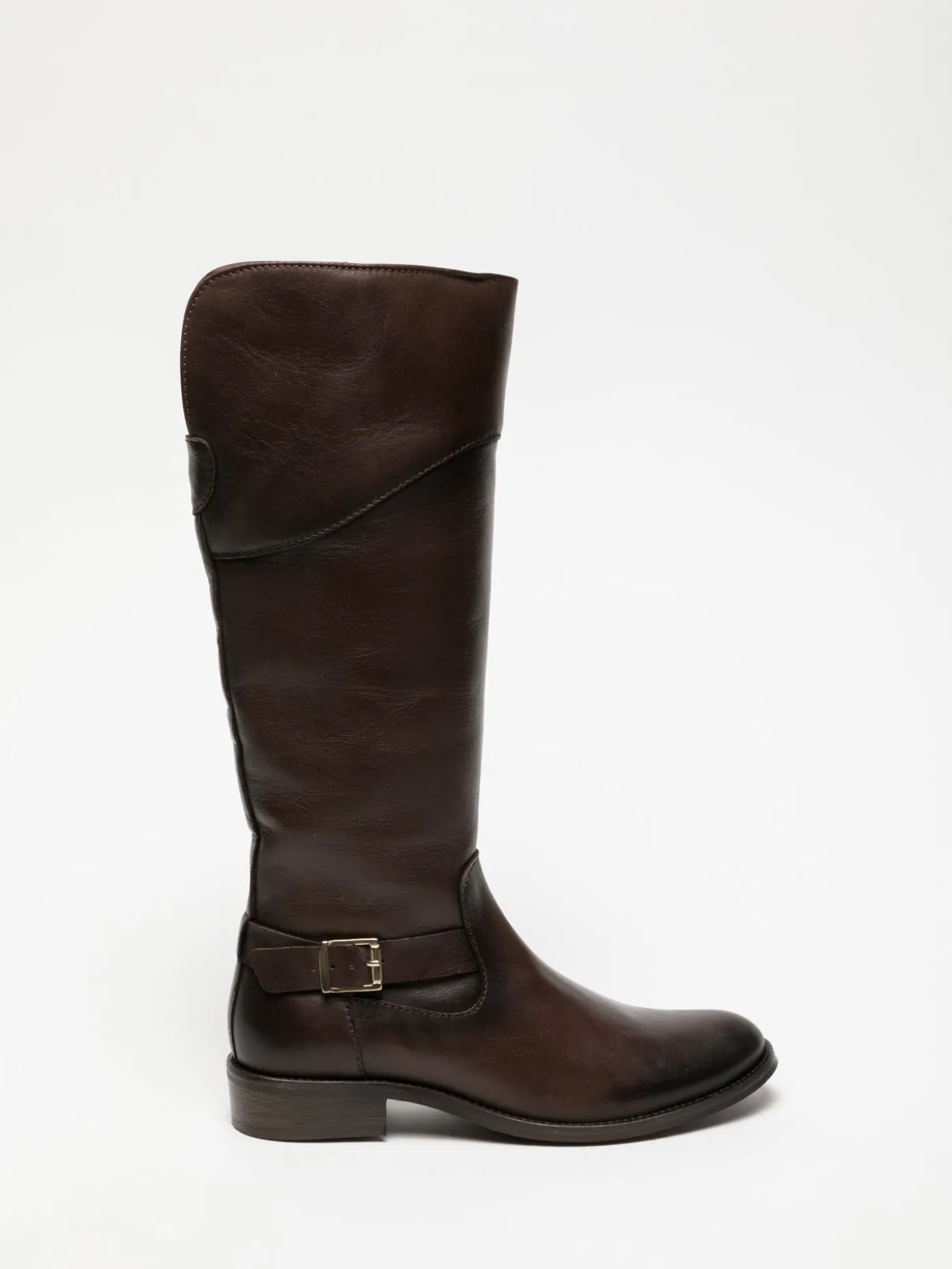 New Botas de Cano-Alto em Castanho MULHER Botas