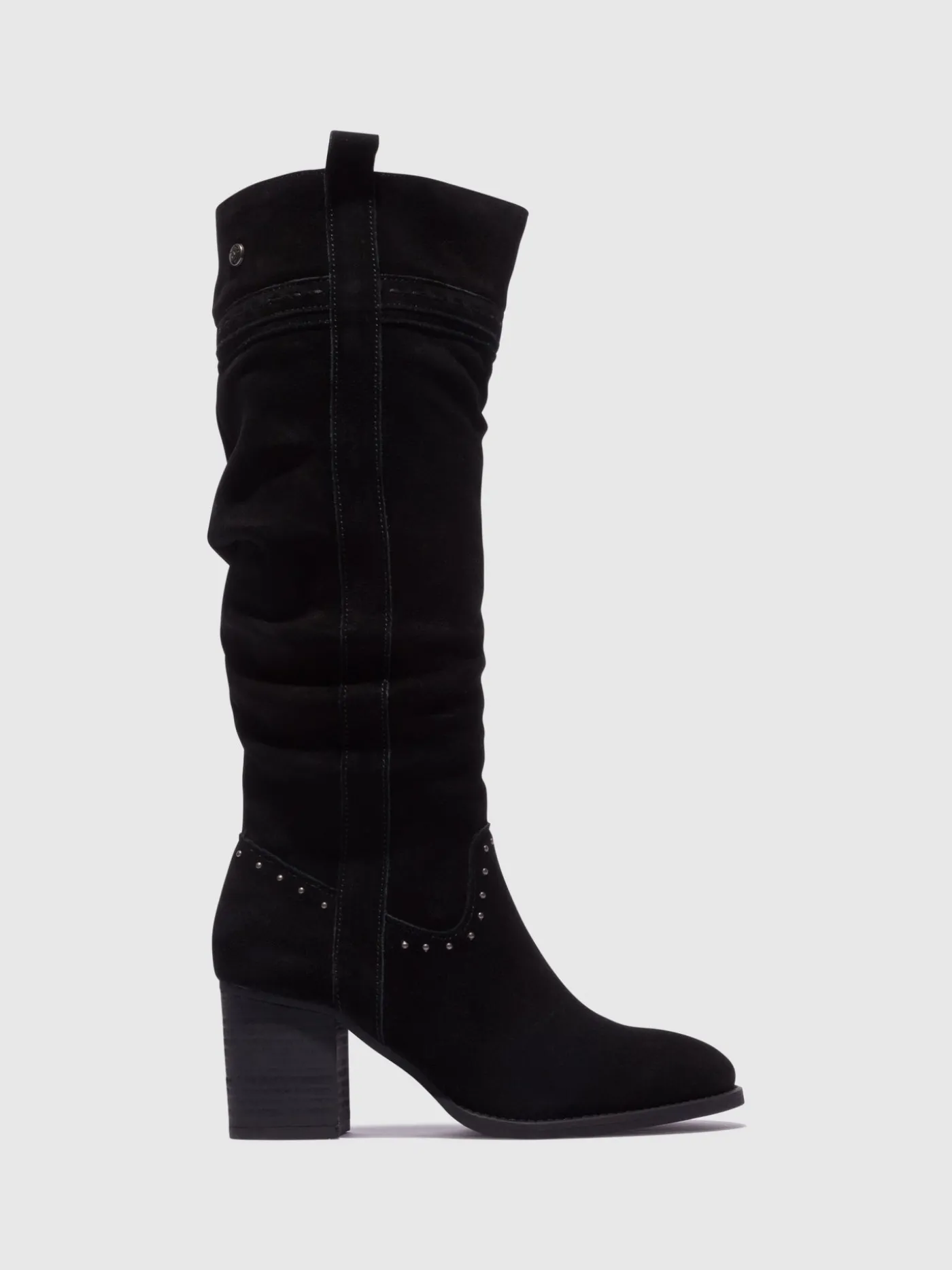 New Botas de Cano-Alto em Preto MULHER Botas