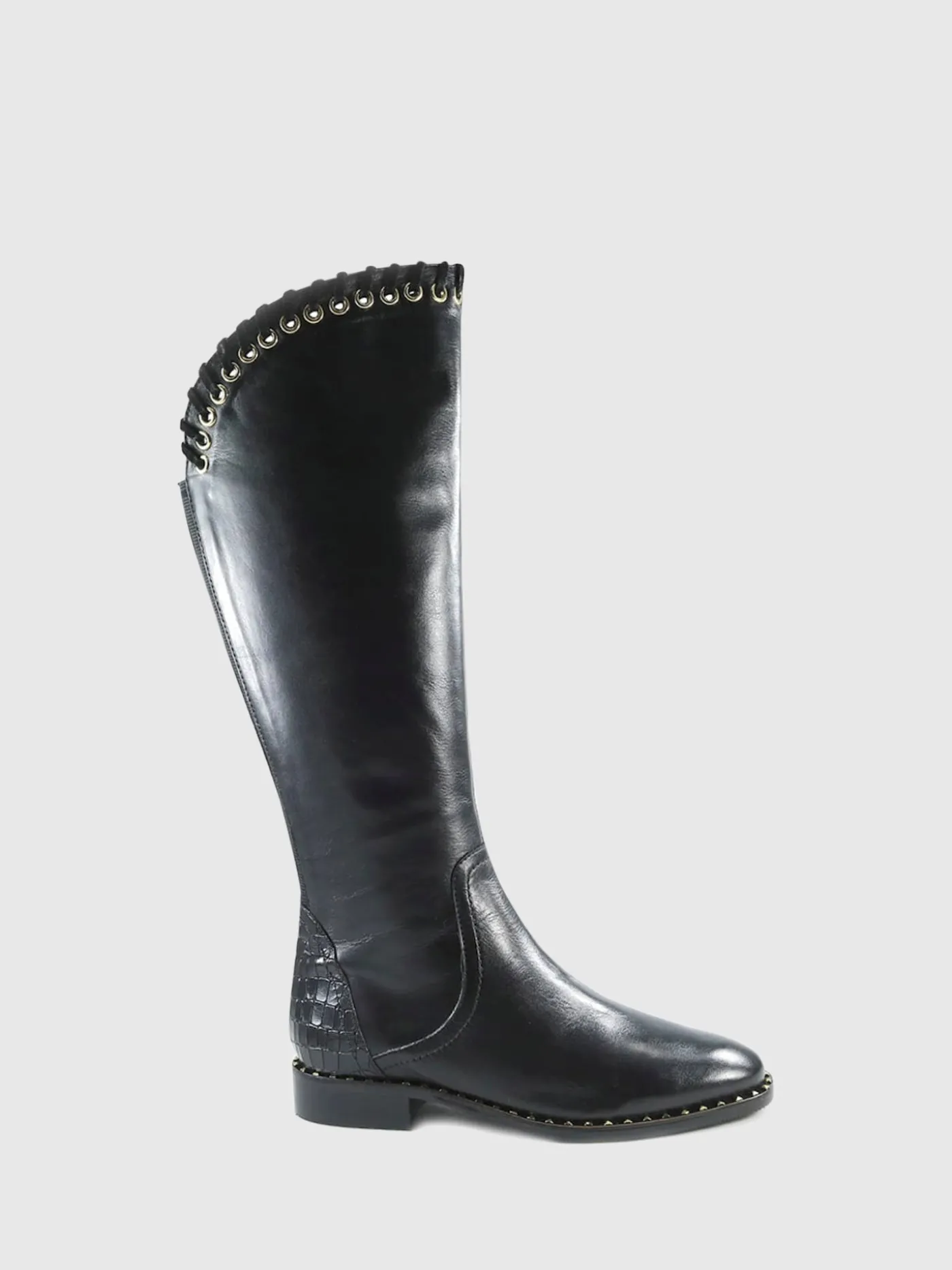 New Botas de Cano-Alto 95/FERRARA MULHER Botins