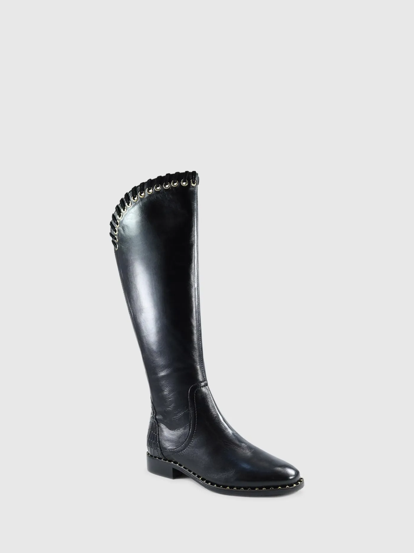 New Botas de Cano-Alto 95/FERRARA MULHER Botins