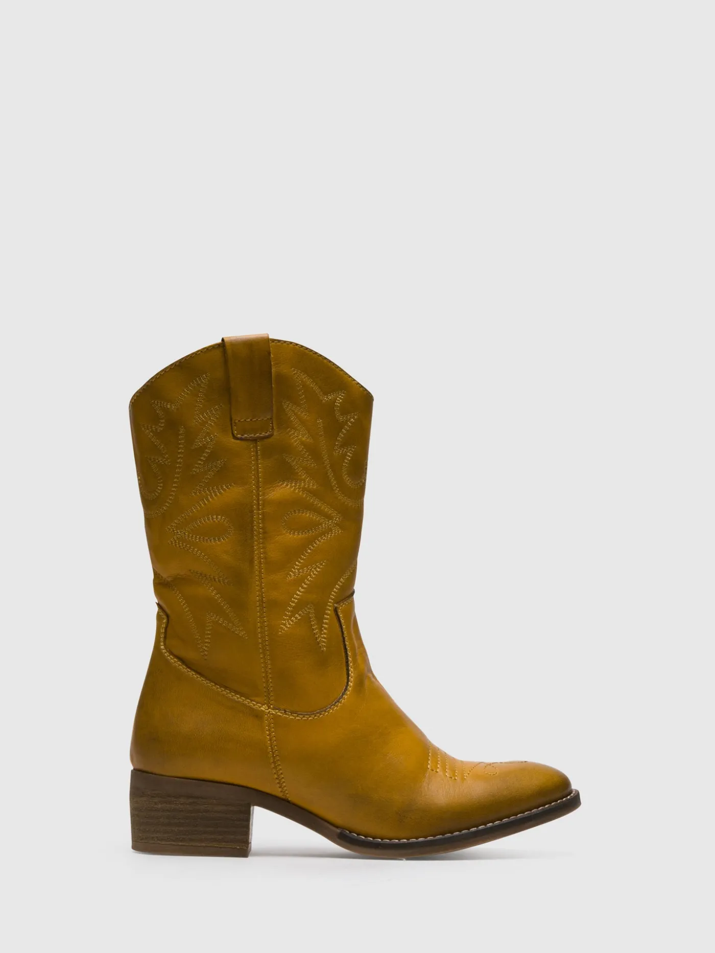 Discount Botas Texanas em Amarelo MULHER Botas