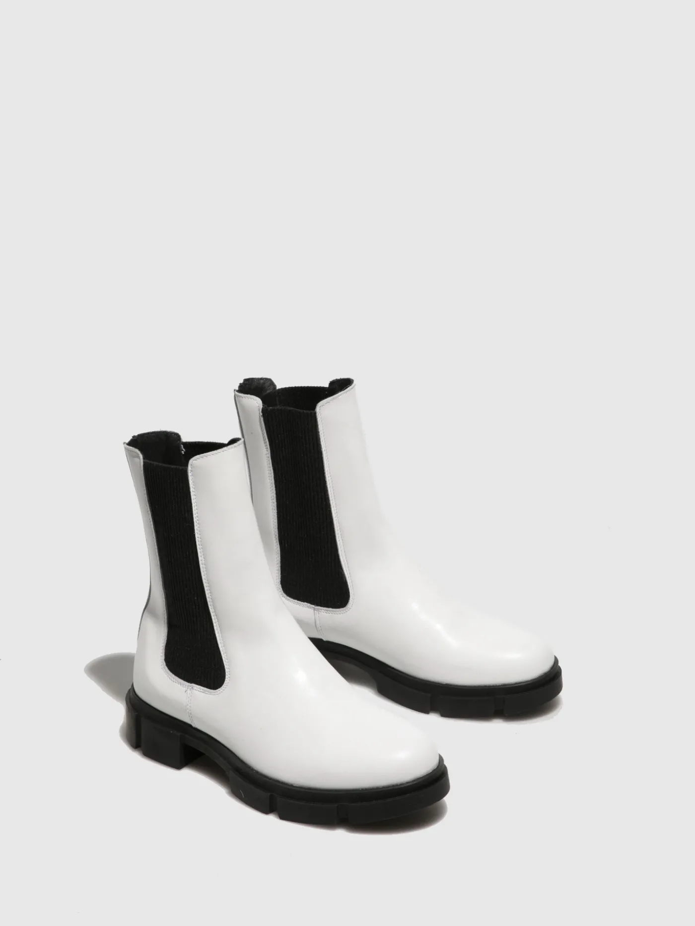 Online Botins Chelsea em Branco MULHER Botins