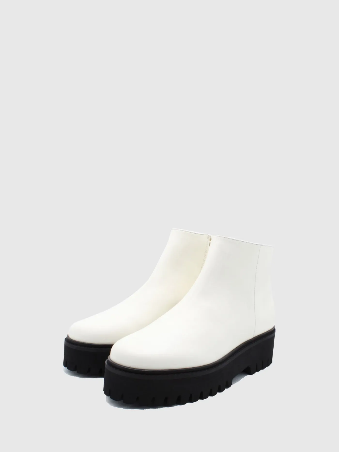 Cheap Botins Chelsea em Branco MULHER Botins