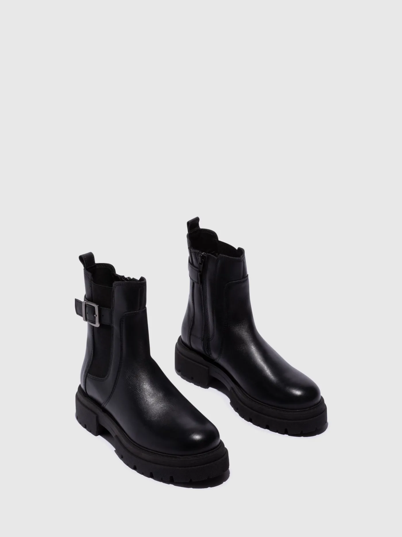 Cheap Botins Chelsea em Preto MULHER Botins