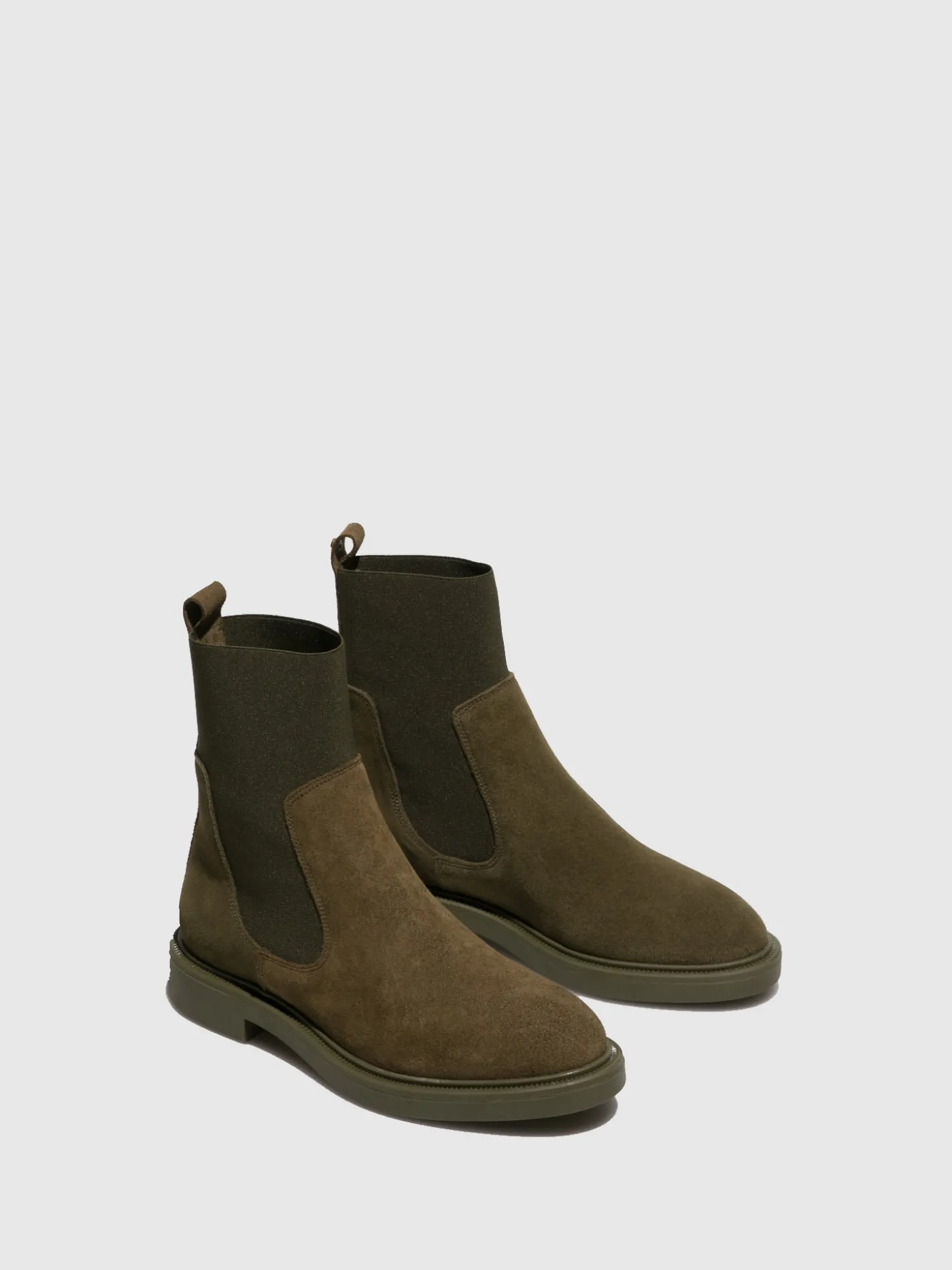 Outlet Botins Chelsea em Verde MULHER Botins