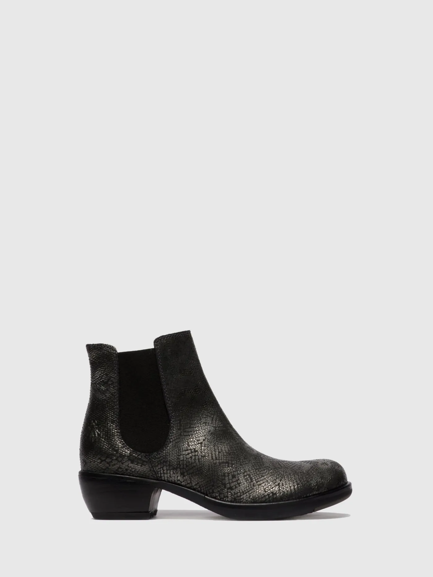 Best Sale Botins Chelsea MAKE PANDORA BLACK/SILVER MULHER Botins