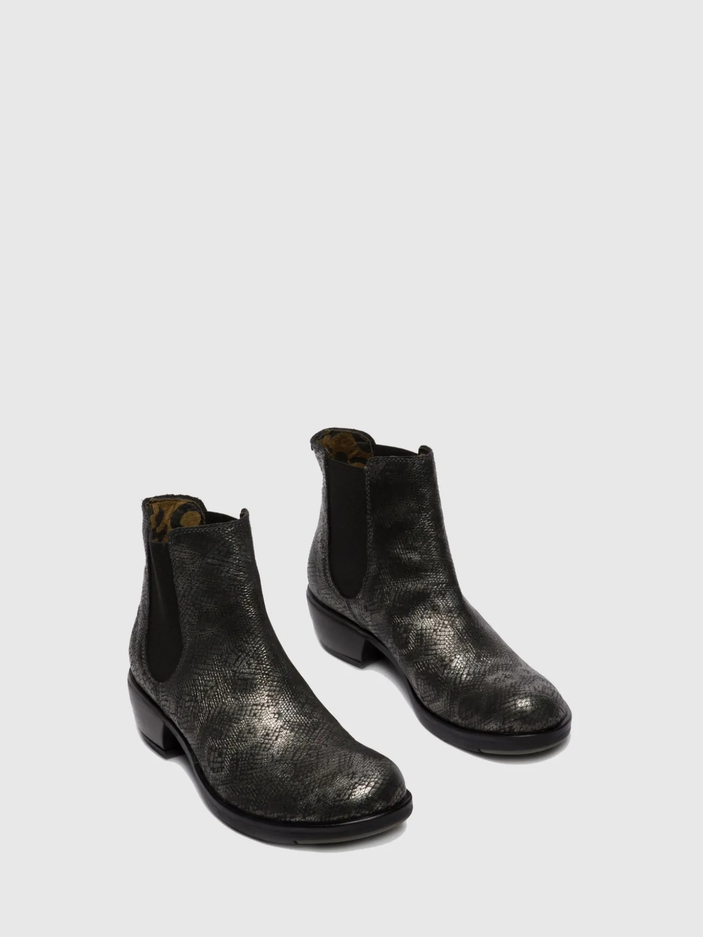 Best Sale Botins Chelsea MAKE PANDORA BLACK/SILVER MULHER Botins