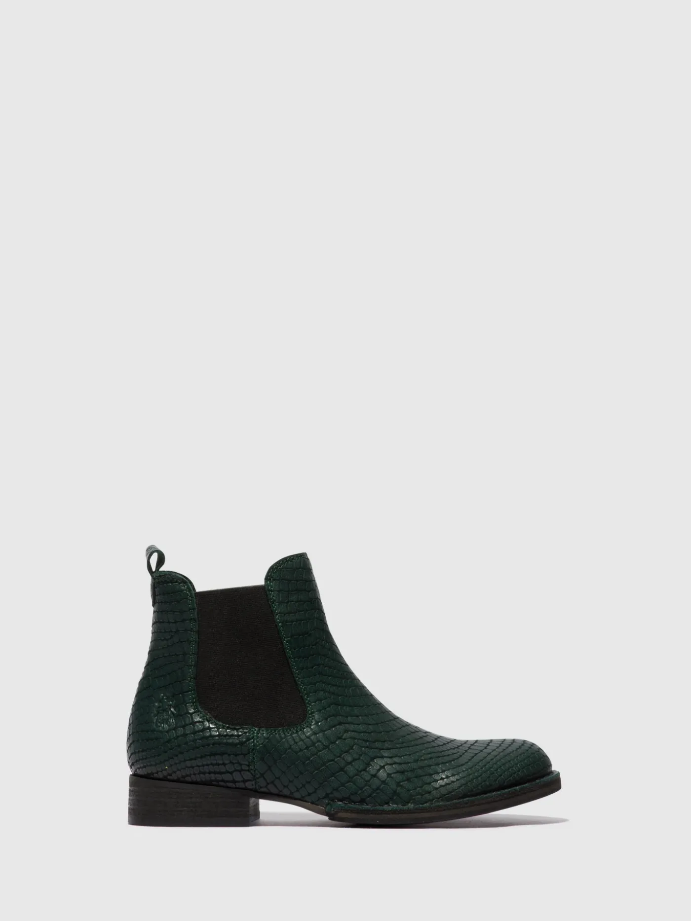 Online Botins Chelsea RINO046FLY CROCO GREEN FOREST MULHER Botins