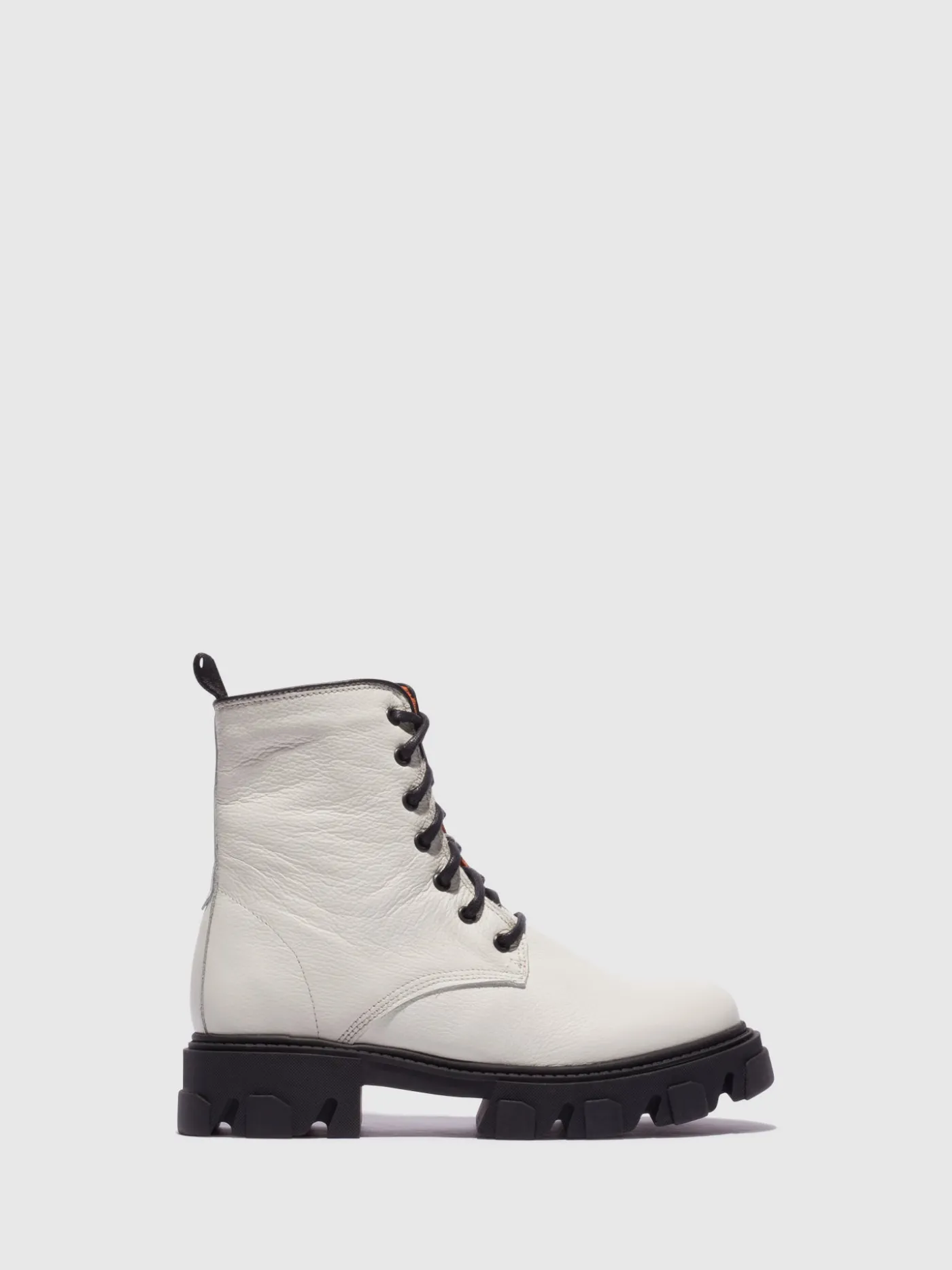 Online Botins com Atacadores em Branco MULHER Botins