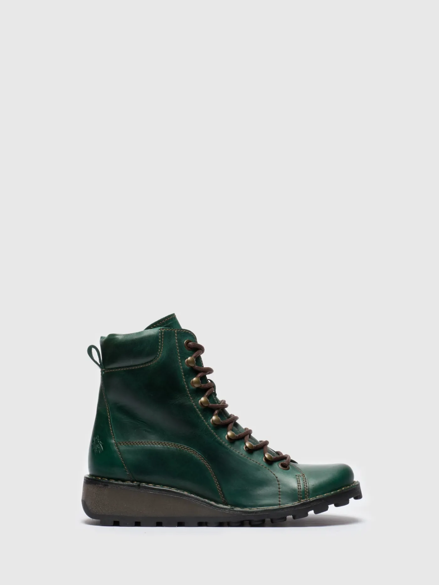 Discount Botins com Atacadores em Verde MULHER Botins