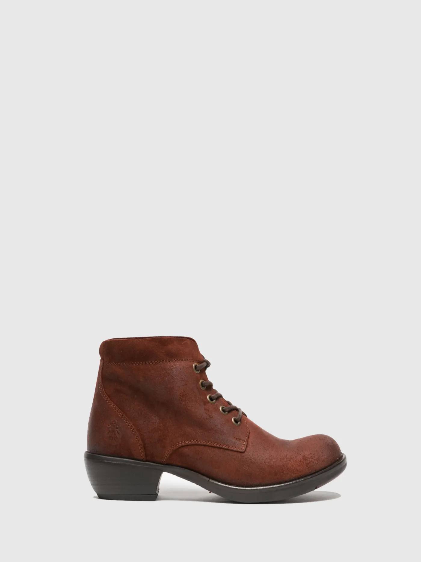 Flash Sale Botins com Atacadores em Vermelho MULHER Botins