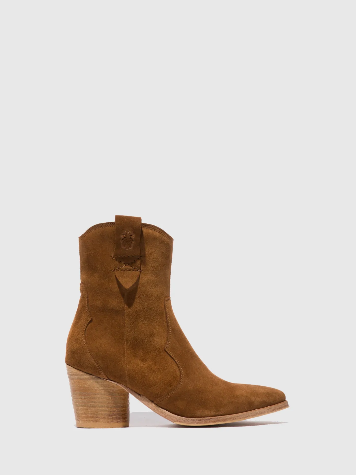 Discount Botins com Fecho ALBA825FLY SUEDE COGNAC MULHER Botins