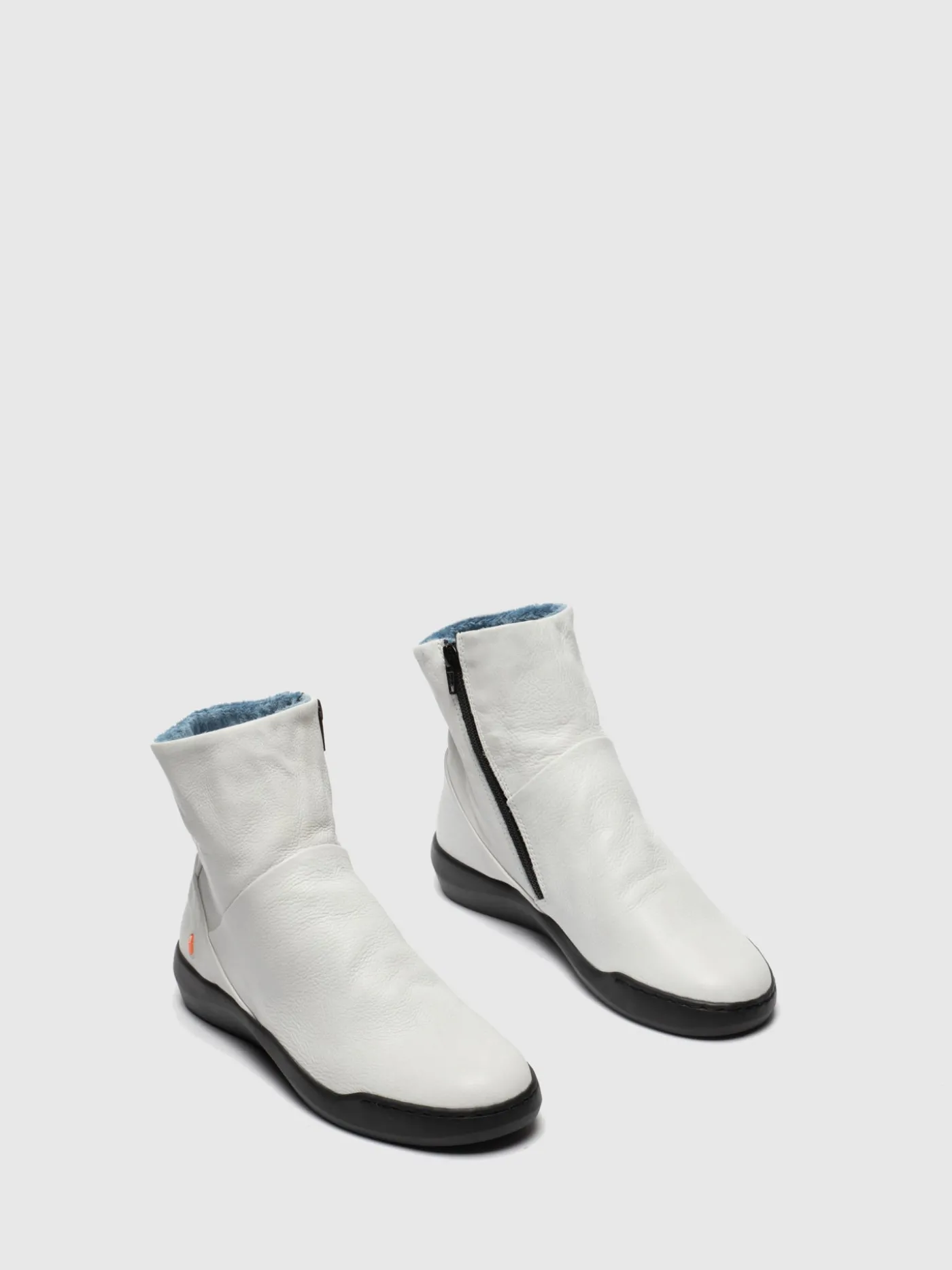 Outlet Botins com Fecho em Branco MULHER Botins