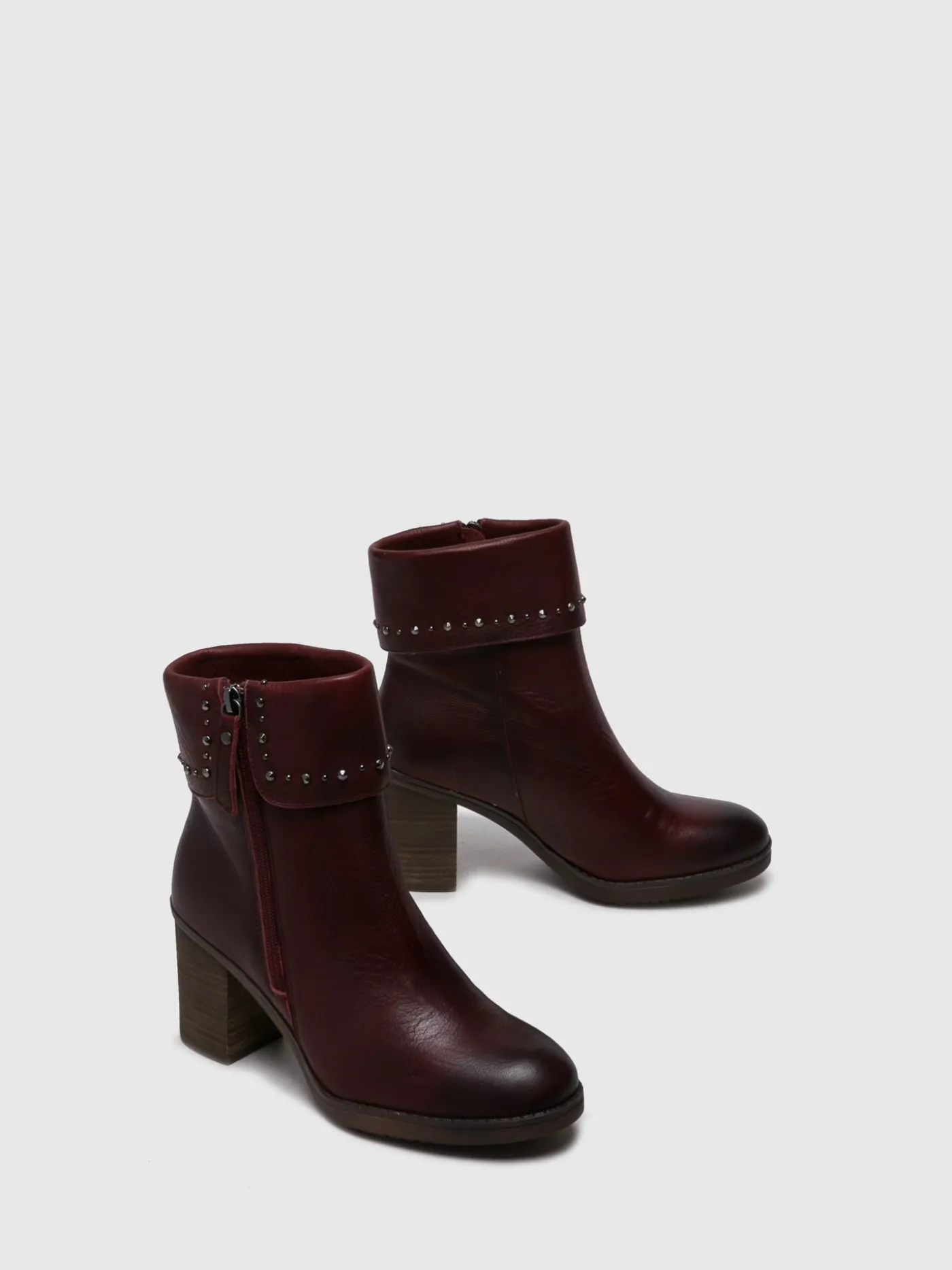 Best Botins com Fecho em Carmesim MULHER Botins