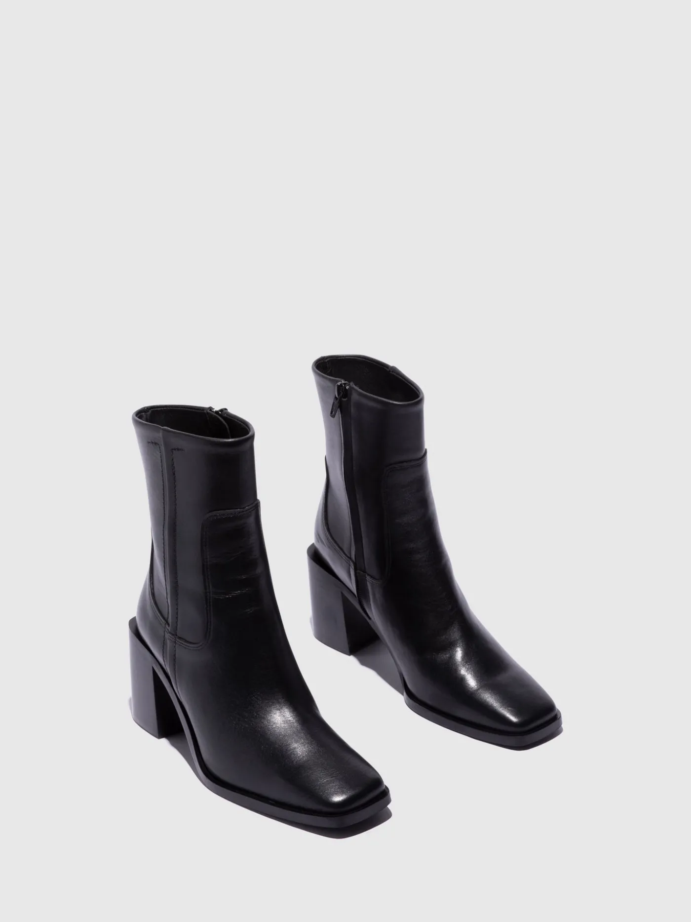 Clearance Botins com Fecho em Preto MULHER Botins