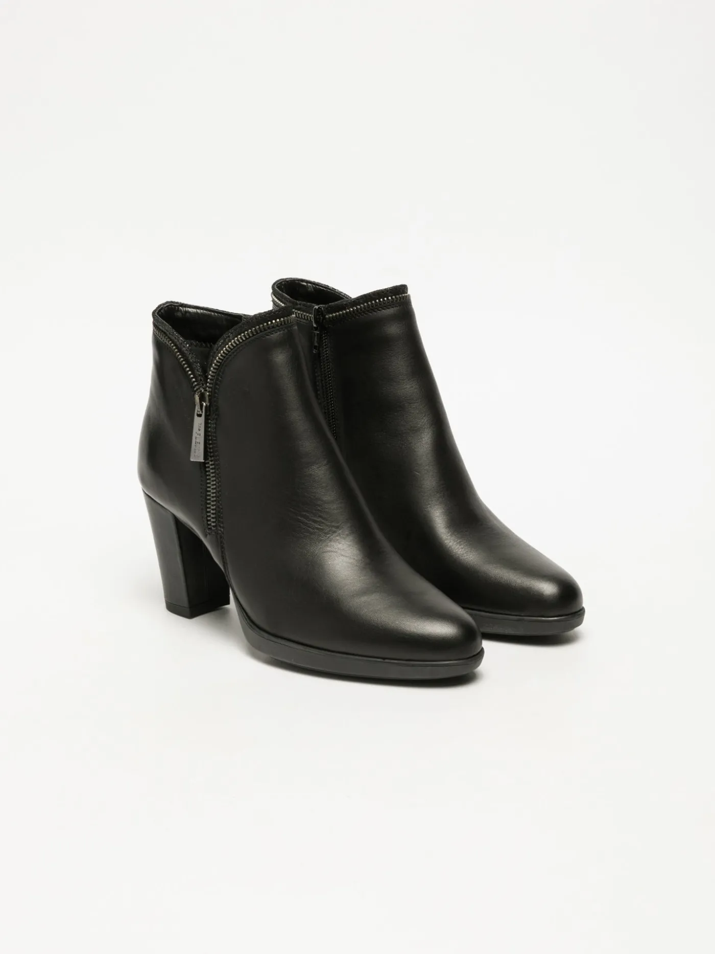 Store Botins com Fecho em Preto MULHER Botins