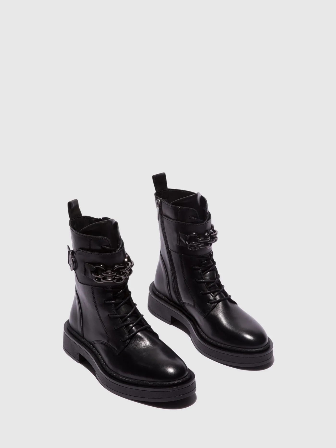 Online Botins com Fecho em Preto MULHER Botins