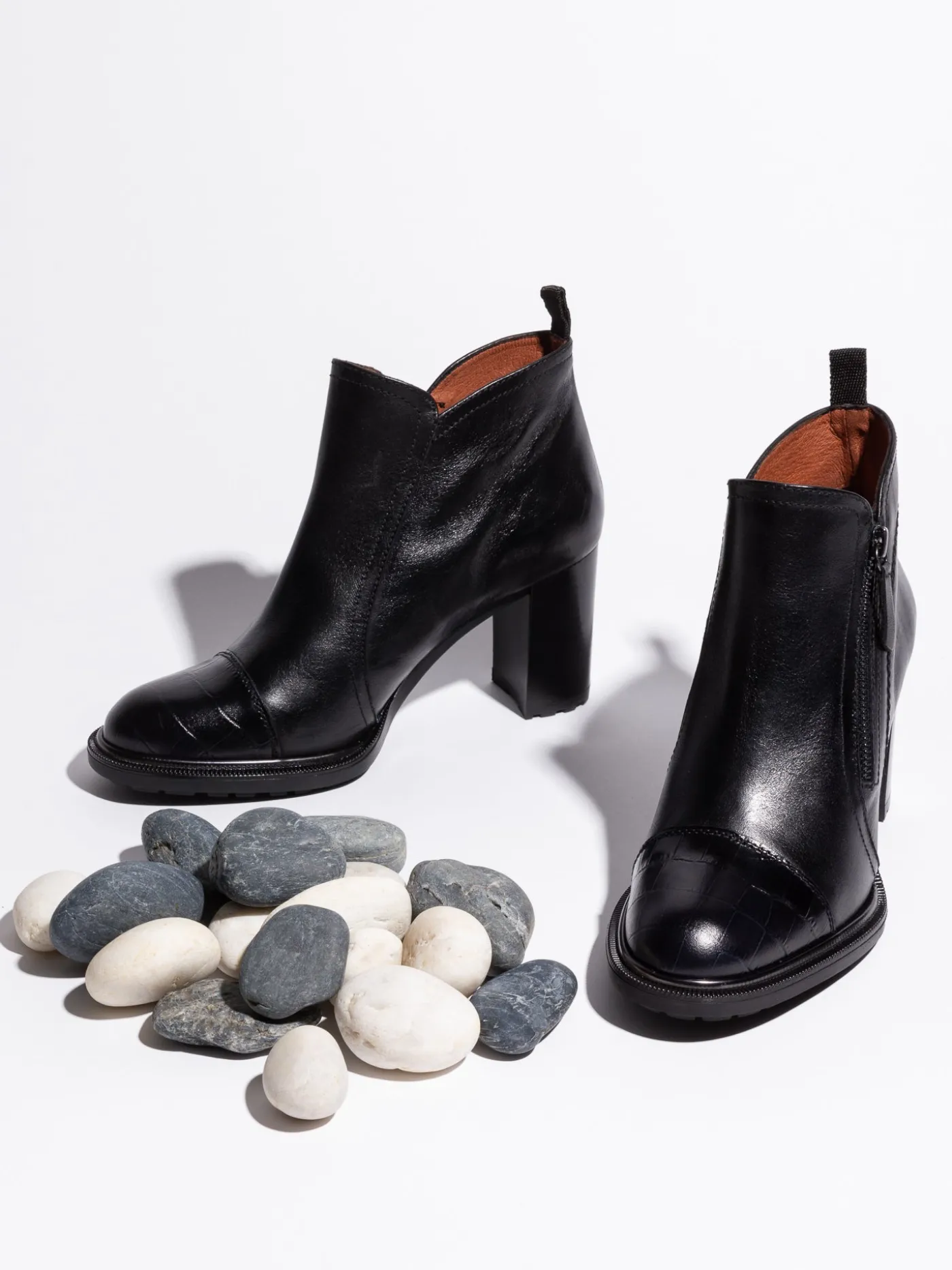 Online Botins com Fecho em Preto MULHER Botins