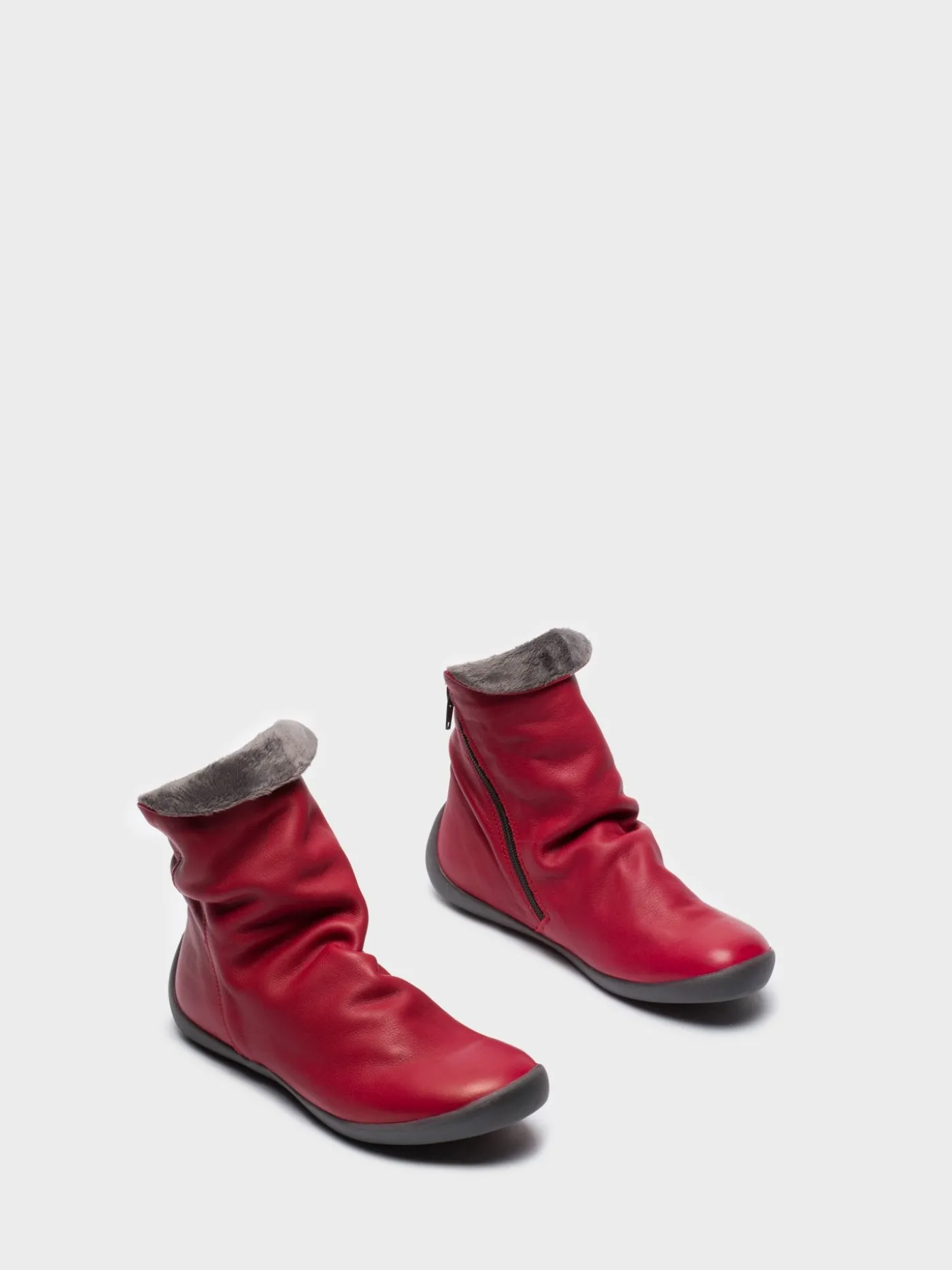 Clearance Botins com Fecho em Vermelho MULHER Botins