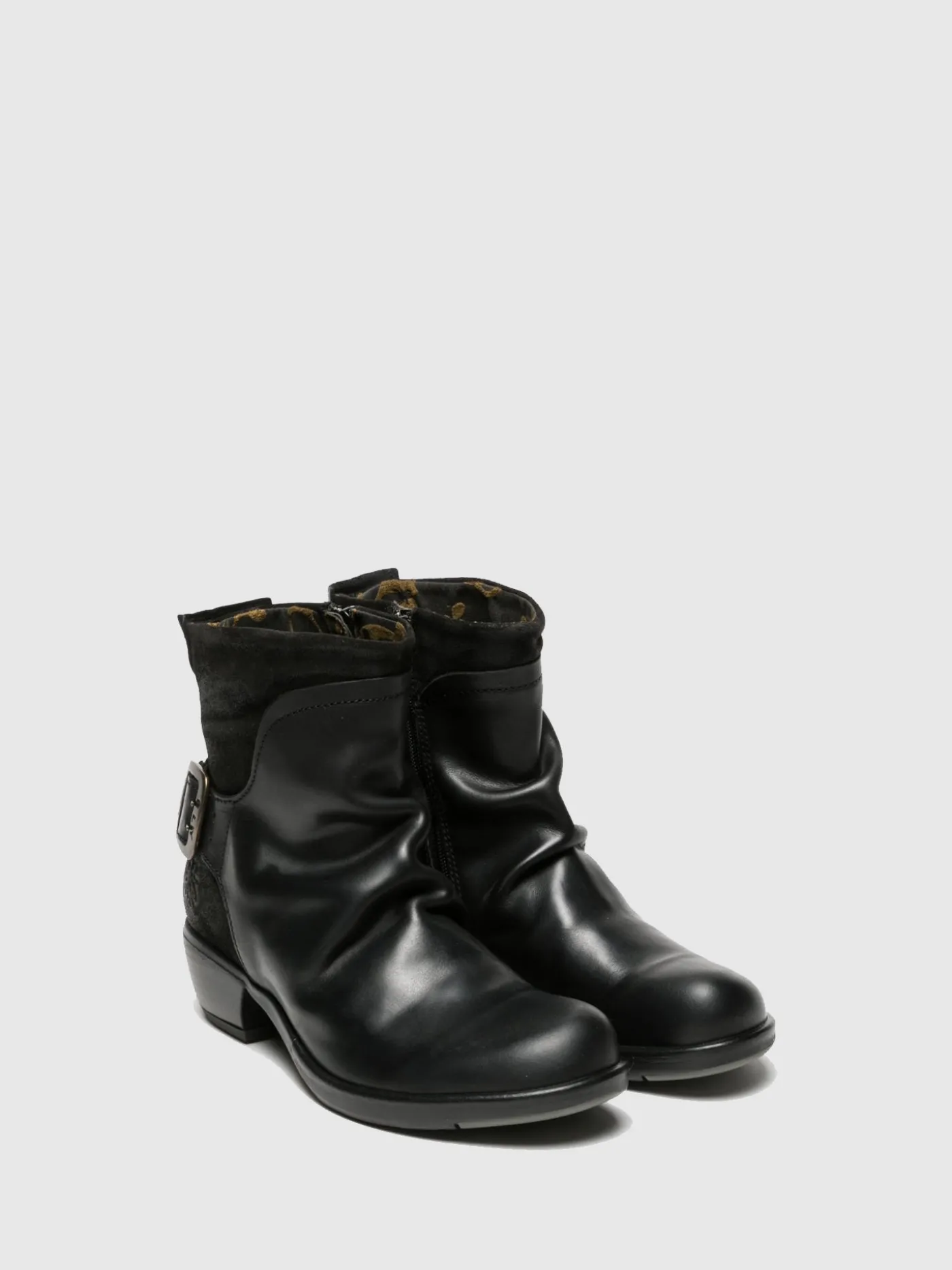 Best Sale Botins com Fivela em Preto MULHER Botins