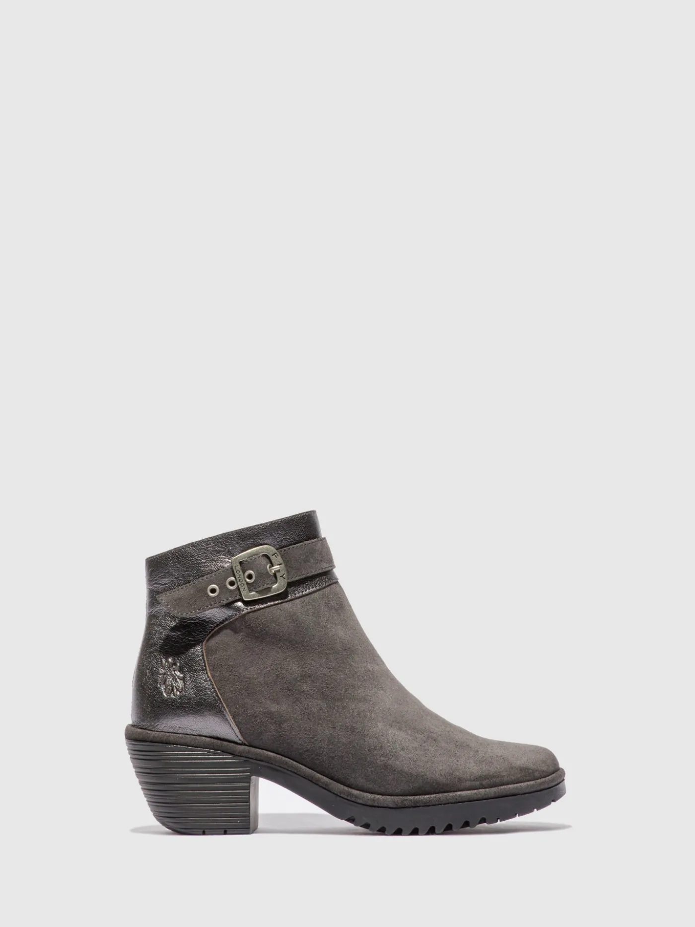 Hot Botins com Fivela WISP342FLY OILSUEDE/IDRA DIESEL/GRAPHITE MULHER Botins