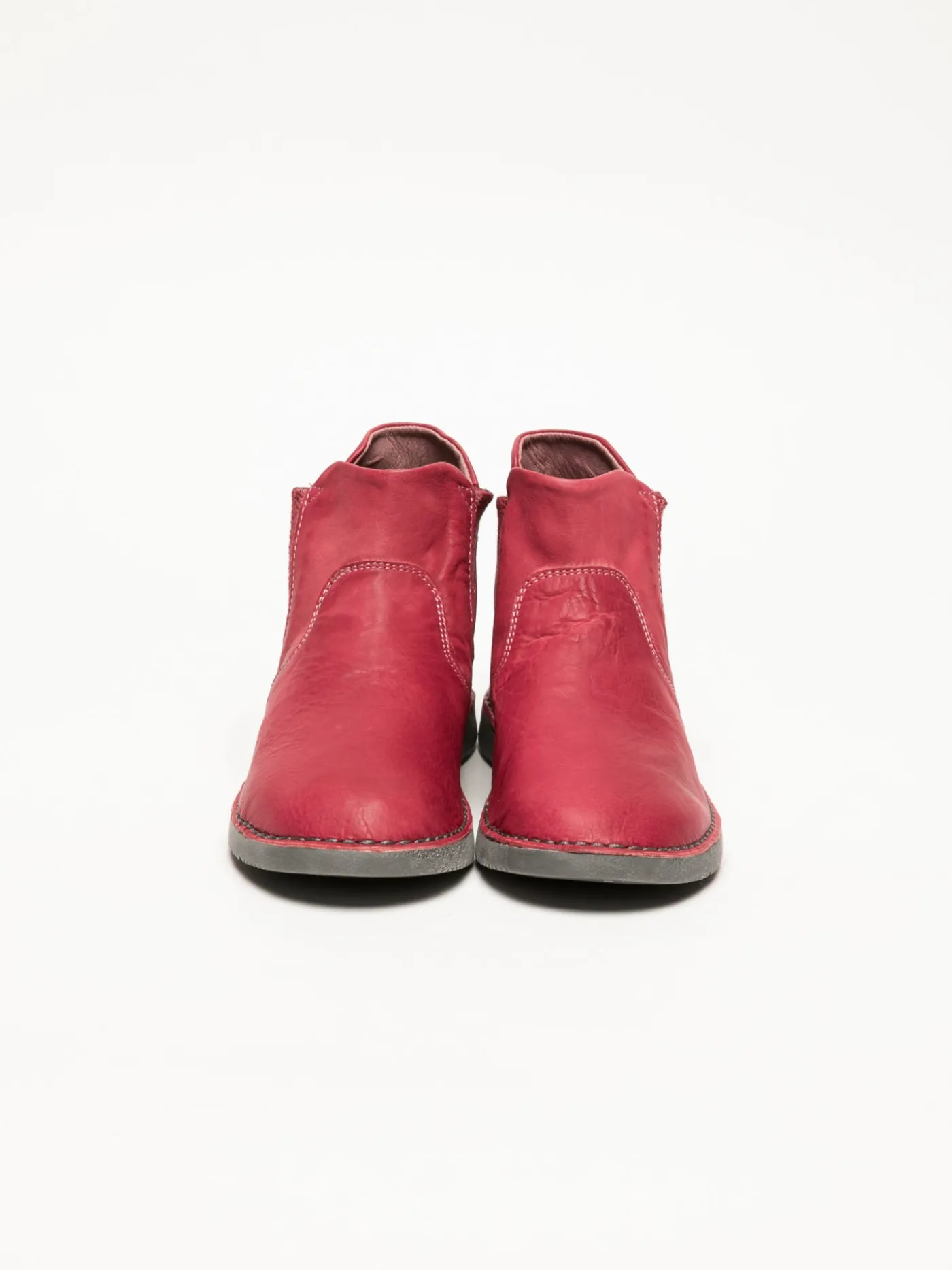 Online Botins com Ponta onda em Vermelho MULHER Botins