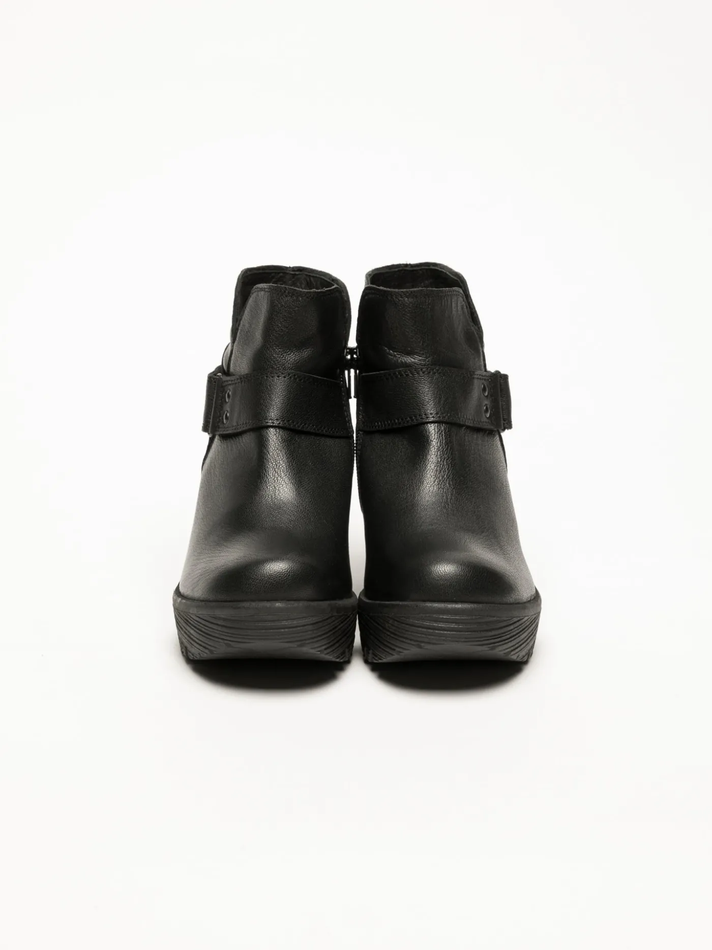 Cheap Botins com Velcro em Preto MULHER Botins