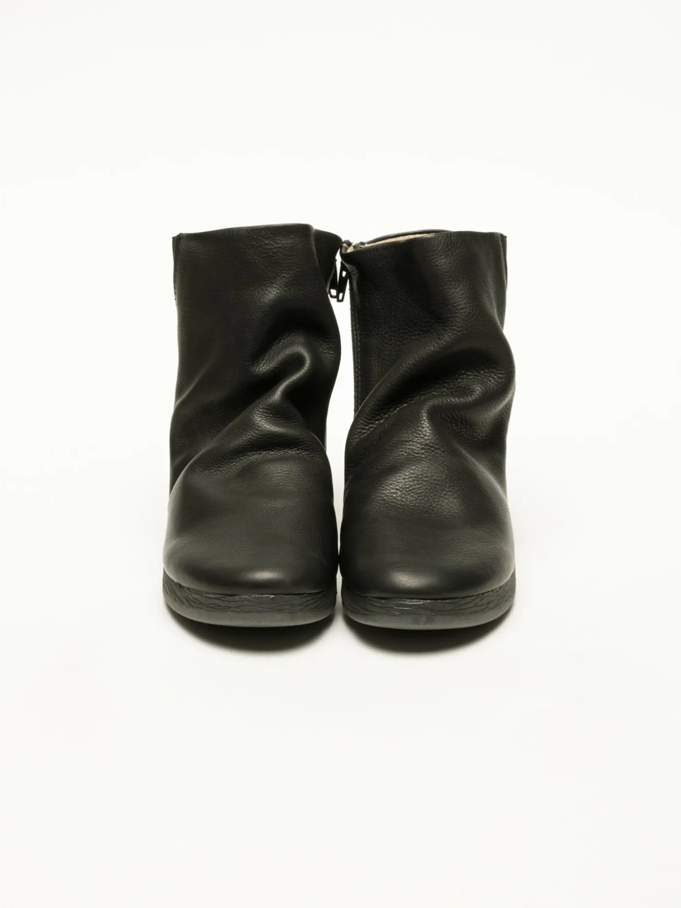 New Botins de Cunha em Preto MULHER Botins