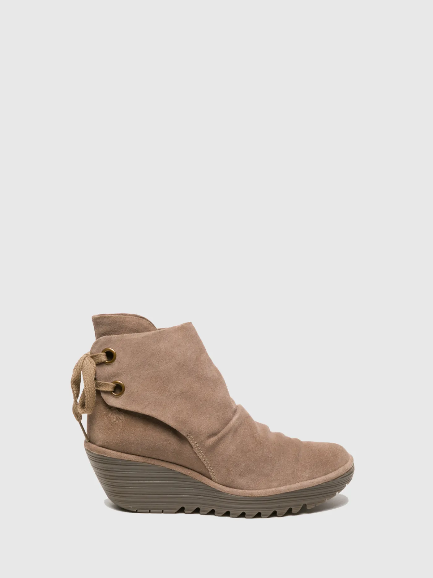 Shop Botins de Cunha em Taupe MULHER Botins