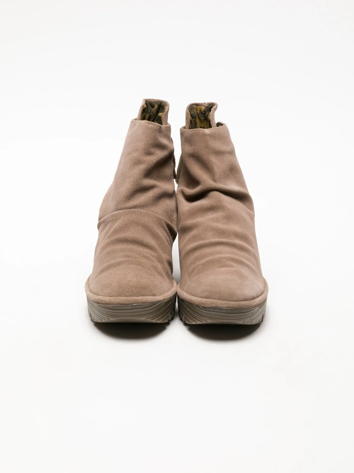 Shop Botins de Cunha em Taupe MULHER Botins