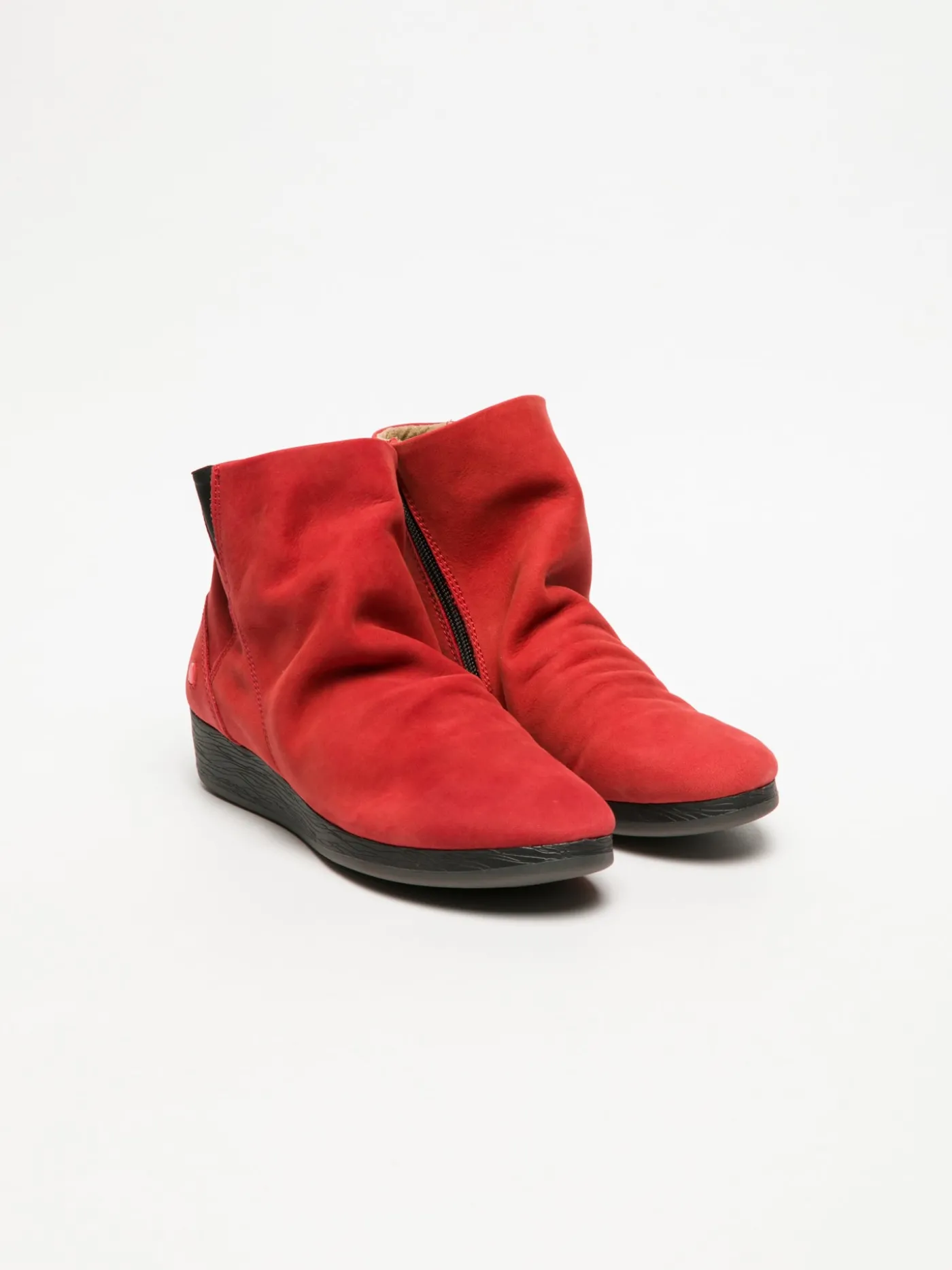 Cheap Botins de Cunha em Vermelho MULHER Botins