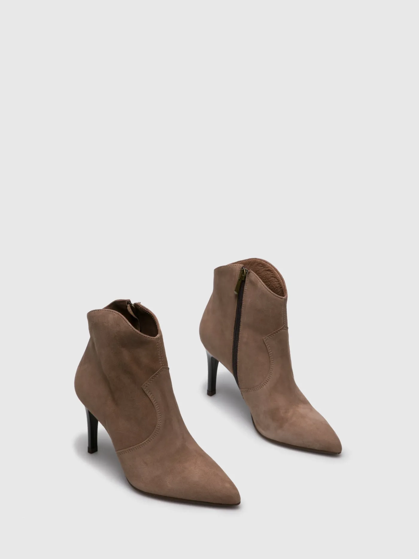 Clearance Botins Pontiagudos em Taupe MULHER Botins