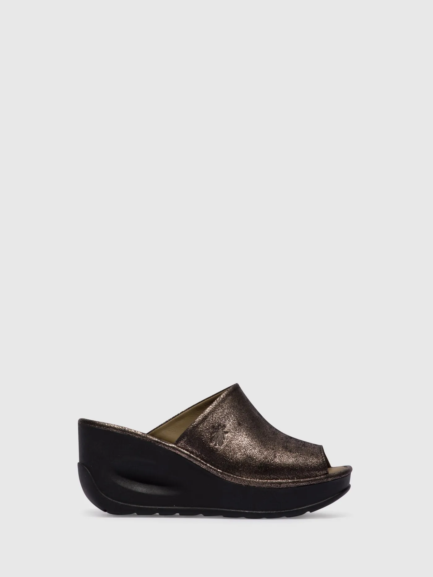 Hot Mules de Cunha em Cinzento MULHER Mules